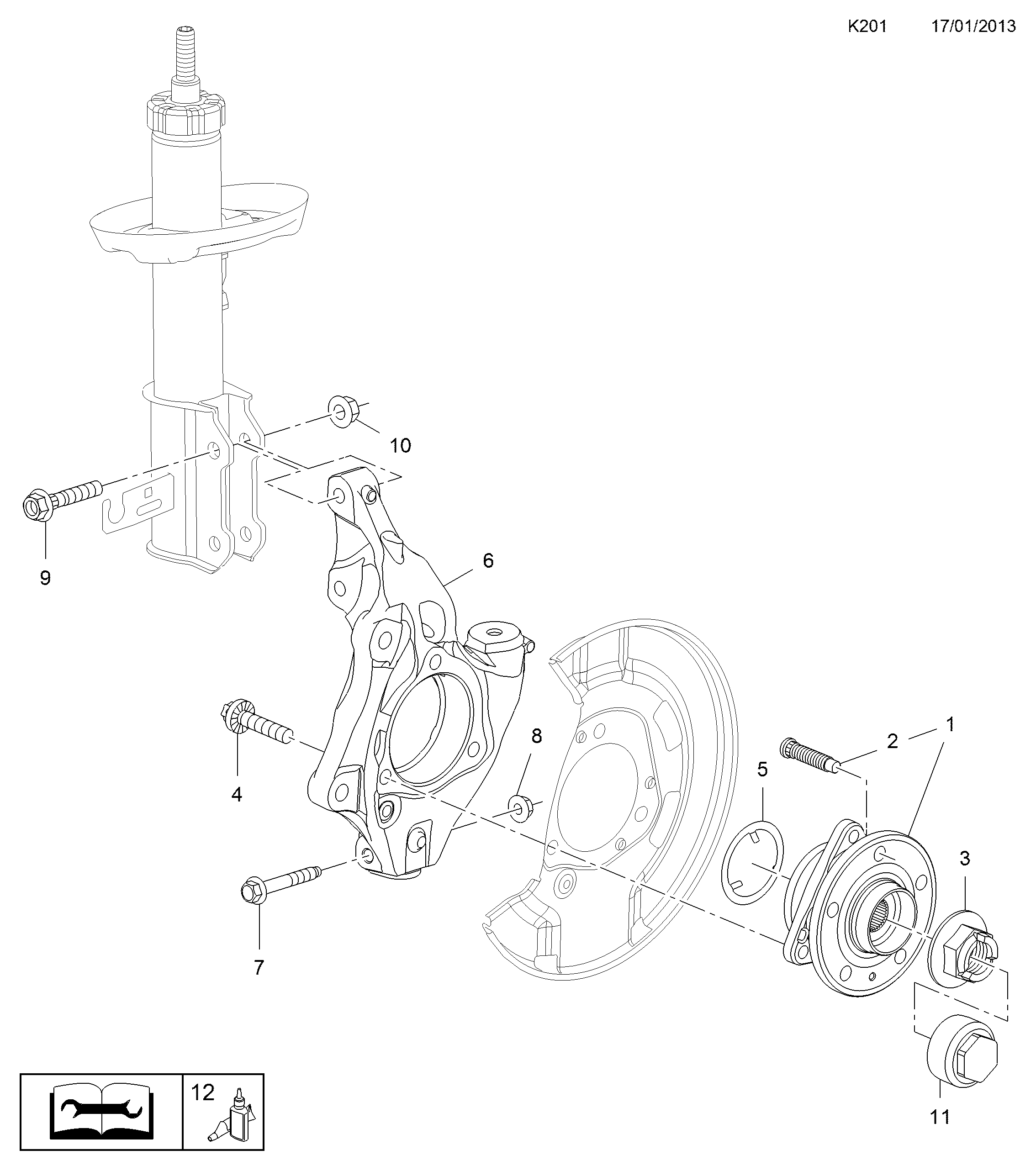 PSA 328001 - Kit cuscinetto ruota www.autoricambi360.it