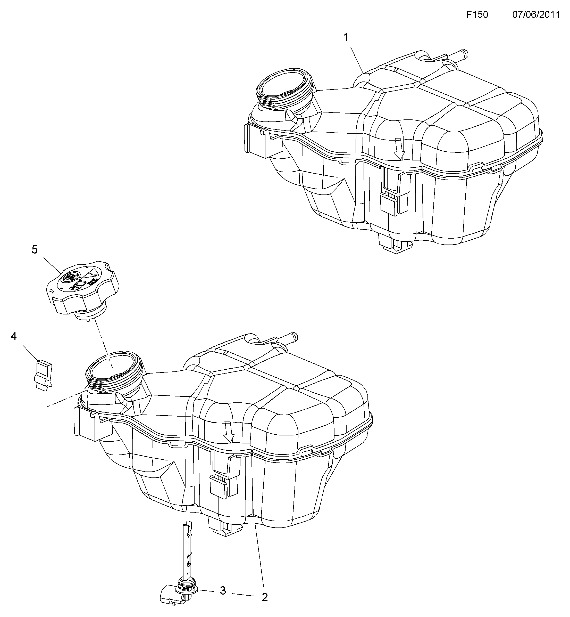 PSA 1305248 - Serbatoio compensazione, Refrigerante www.autoricambi360.it
