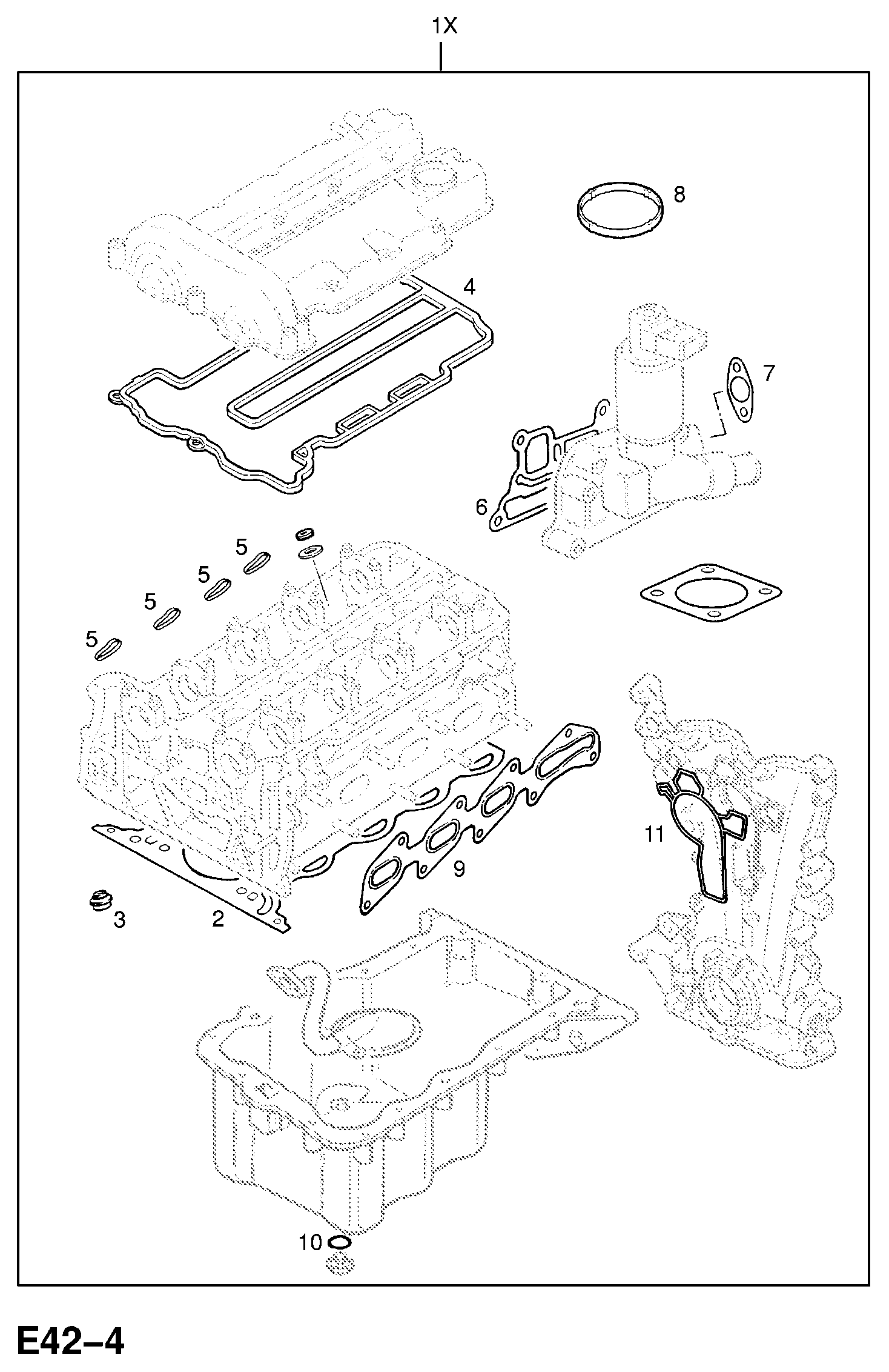 PSA 8 50 512 - Guarnizione valvola EGR (ricircolo gas scarico) www.autoricambi360.it