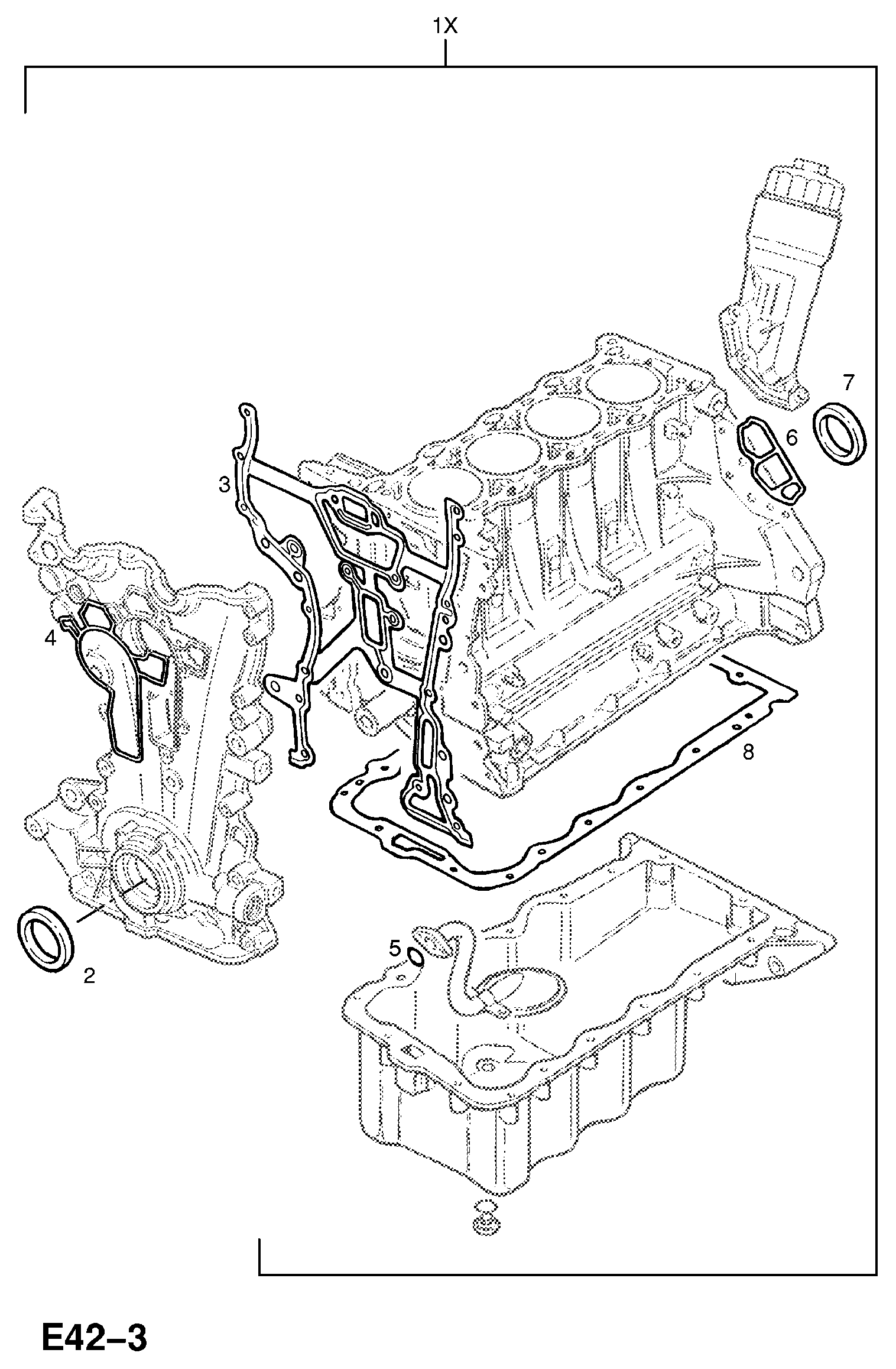 PSA 6 38 225 - Guarnizione, Carter distribuzione www.autoricambi360.it