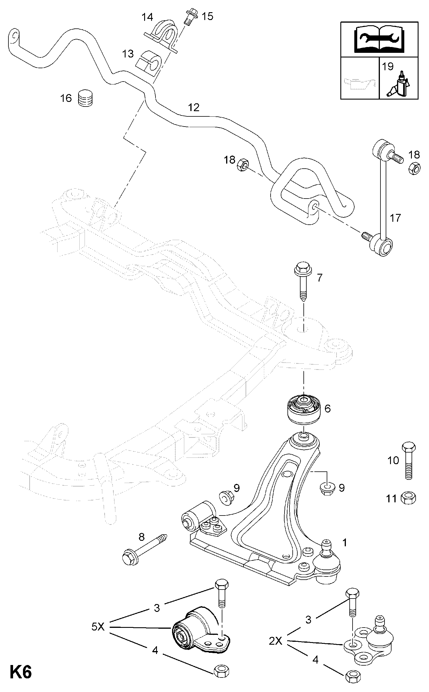 PSA 3 52 310 - Supporto, Braccio oscillante www.autoricambi360.it