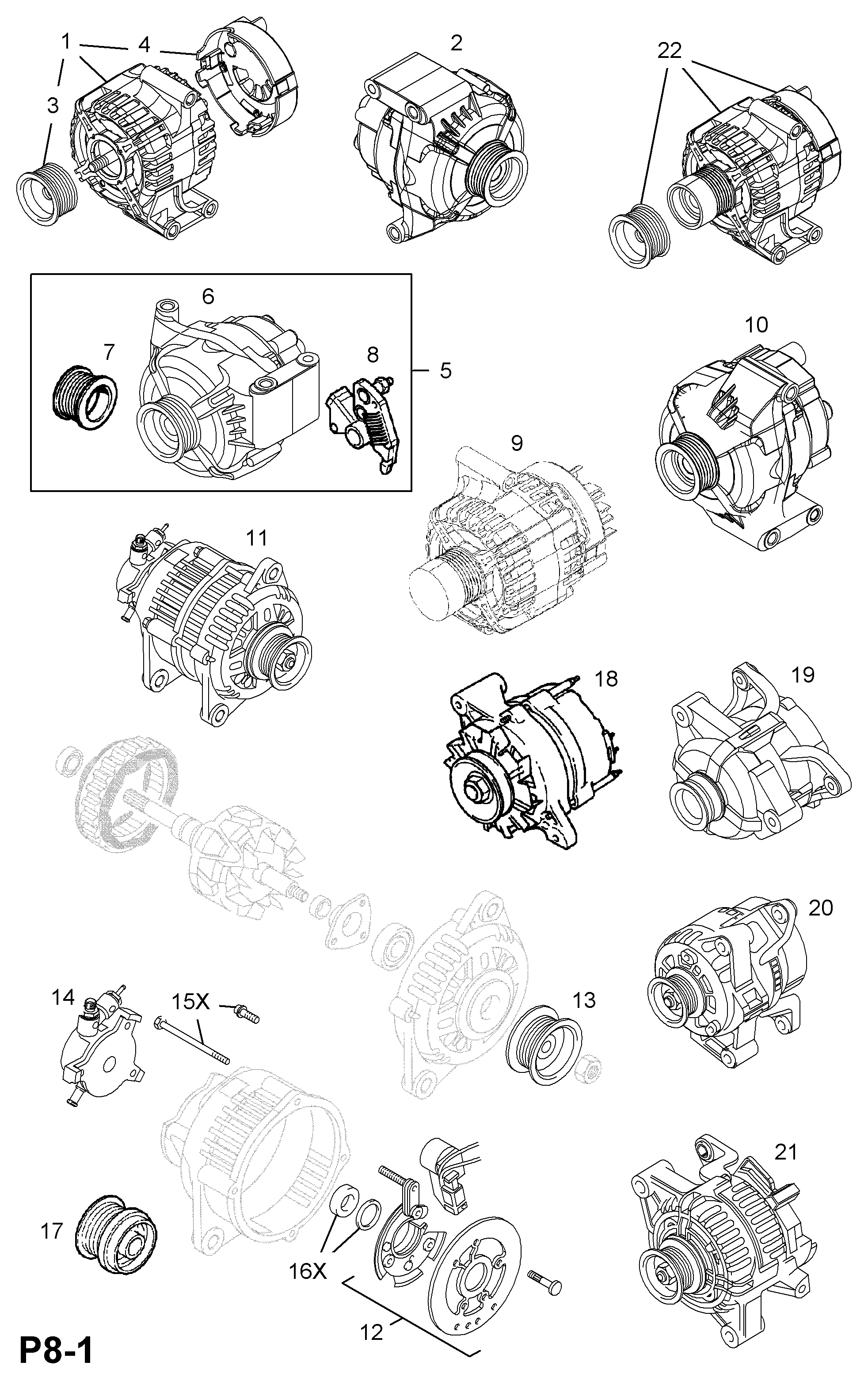 PSA 62 04 251 - Alternatore www.autoricambi360.it