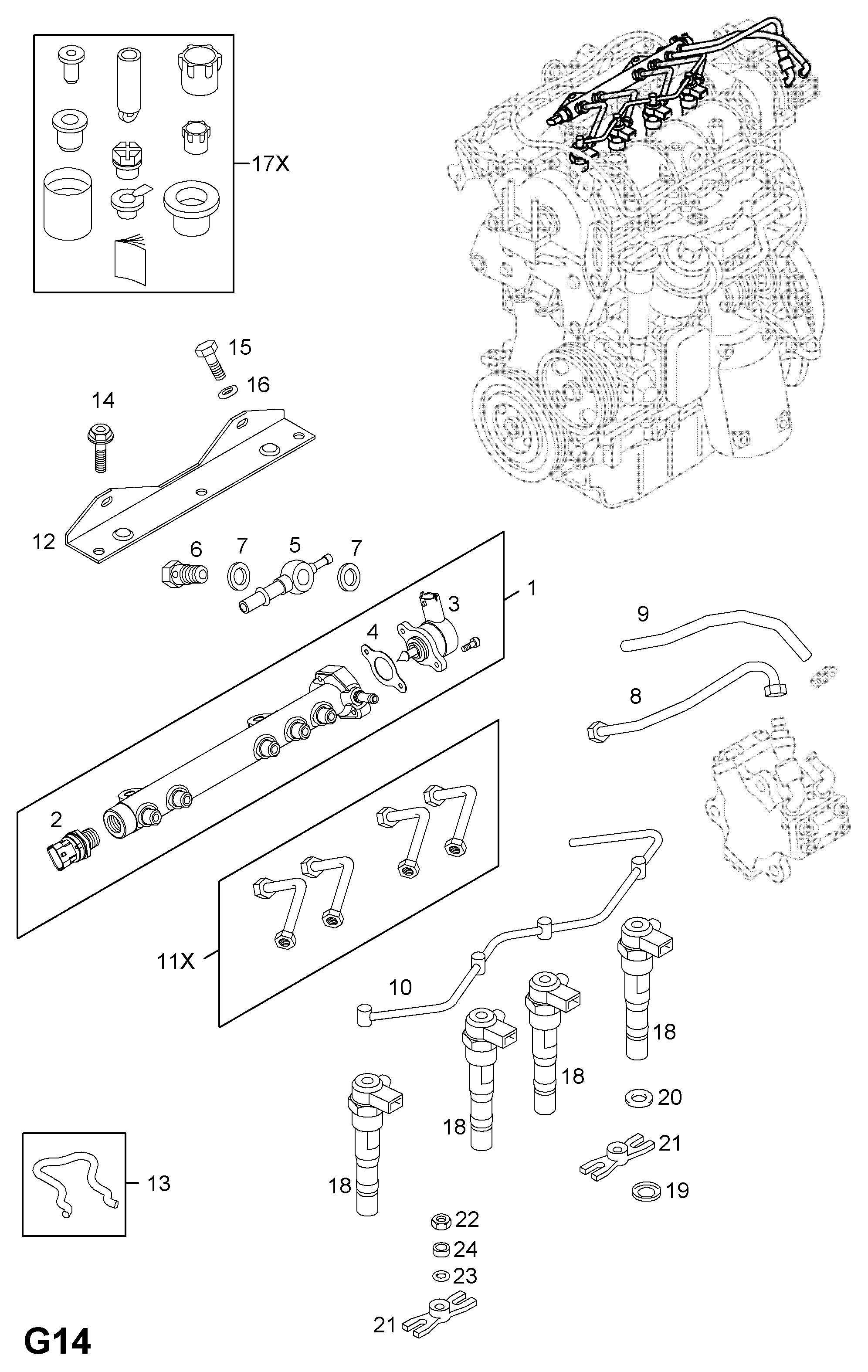 PSA 8 17 329 - Sensore, Pressione alimentazione www.autoricambi360.it