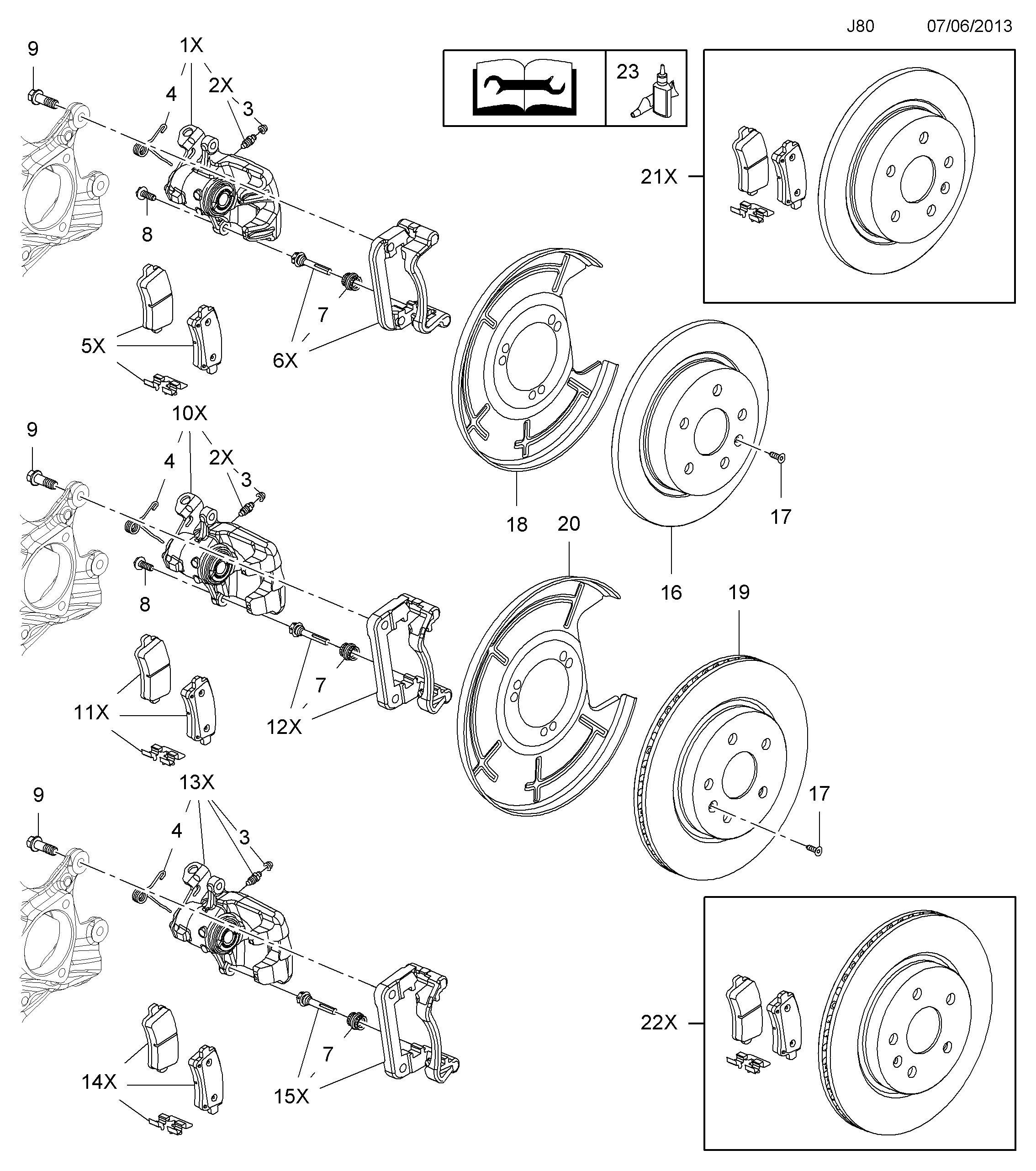 PSA 1605366 - Kit pastiglie freno, Freno a disco www.autoricambi360.it