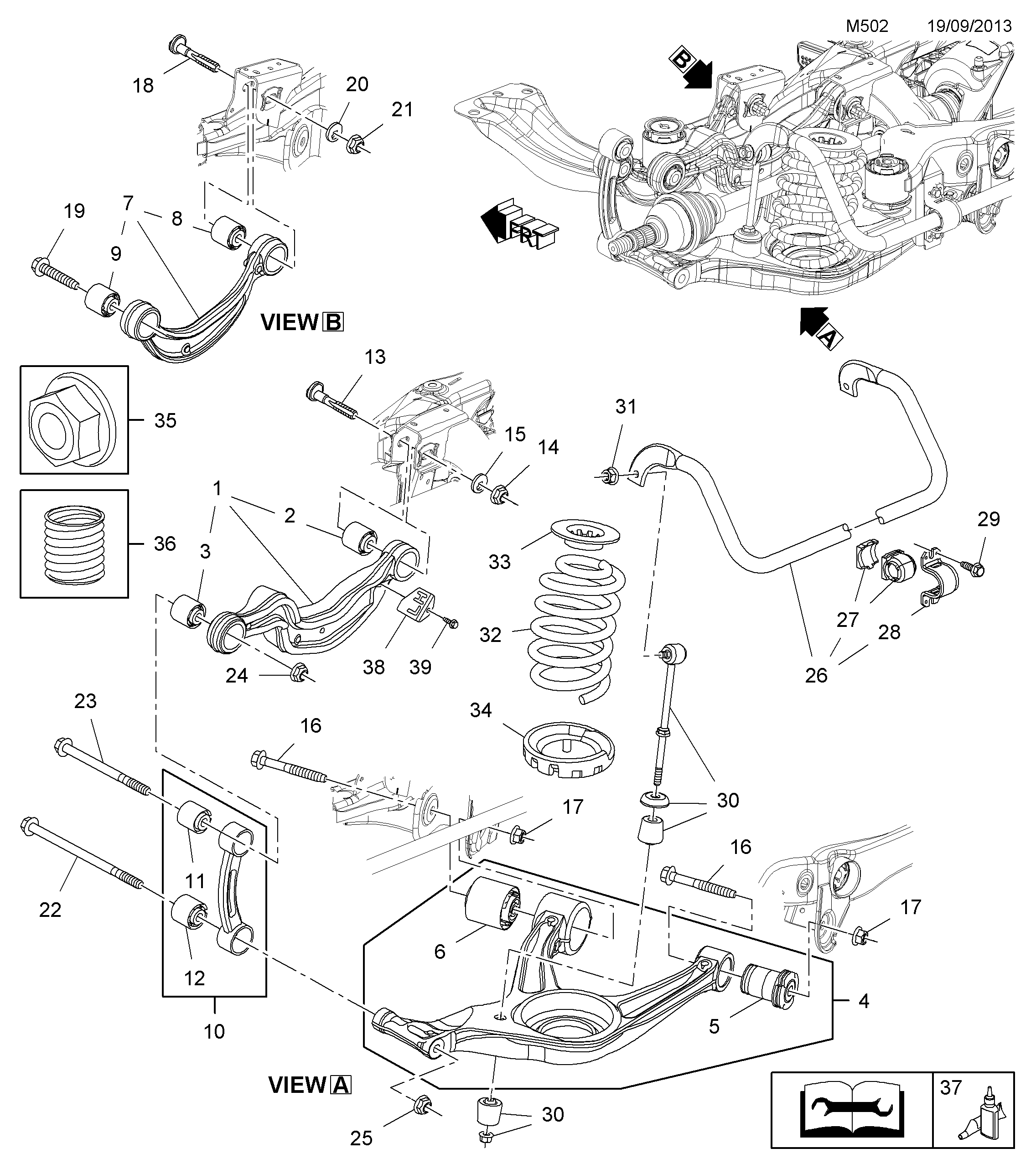 PSA 344987 - Supporto ammortizzatore a molla www.autoricambi360.it
