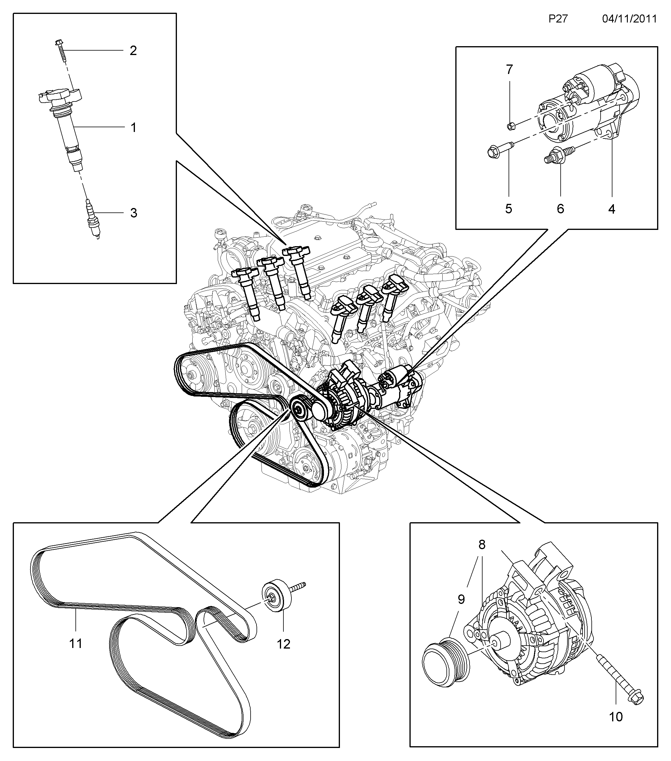 PSA 1340283 - Cinghia Poly-V www.autoricambi360.it