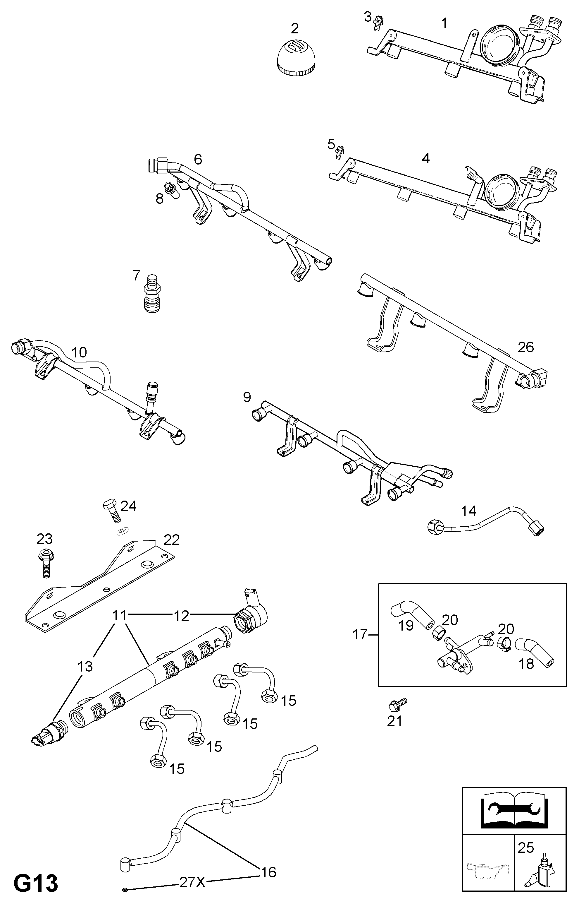 PSA 58 17 304 - Flessibile, Carburante perso www.autoricambi360.it