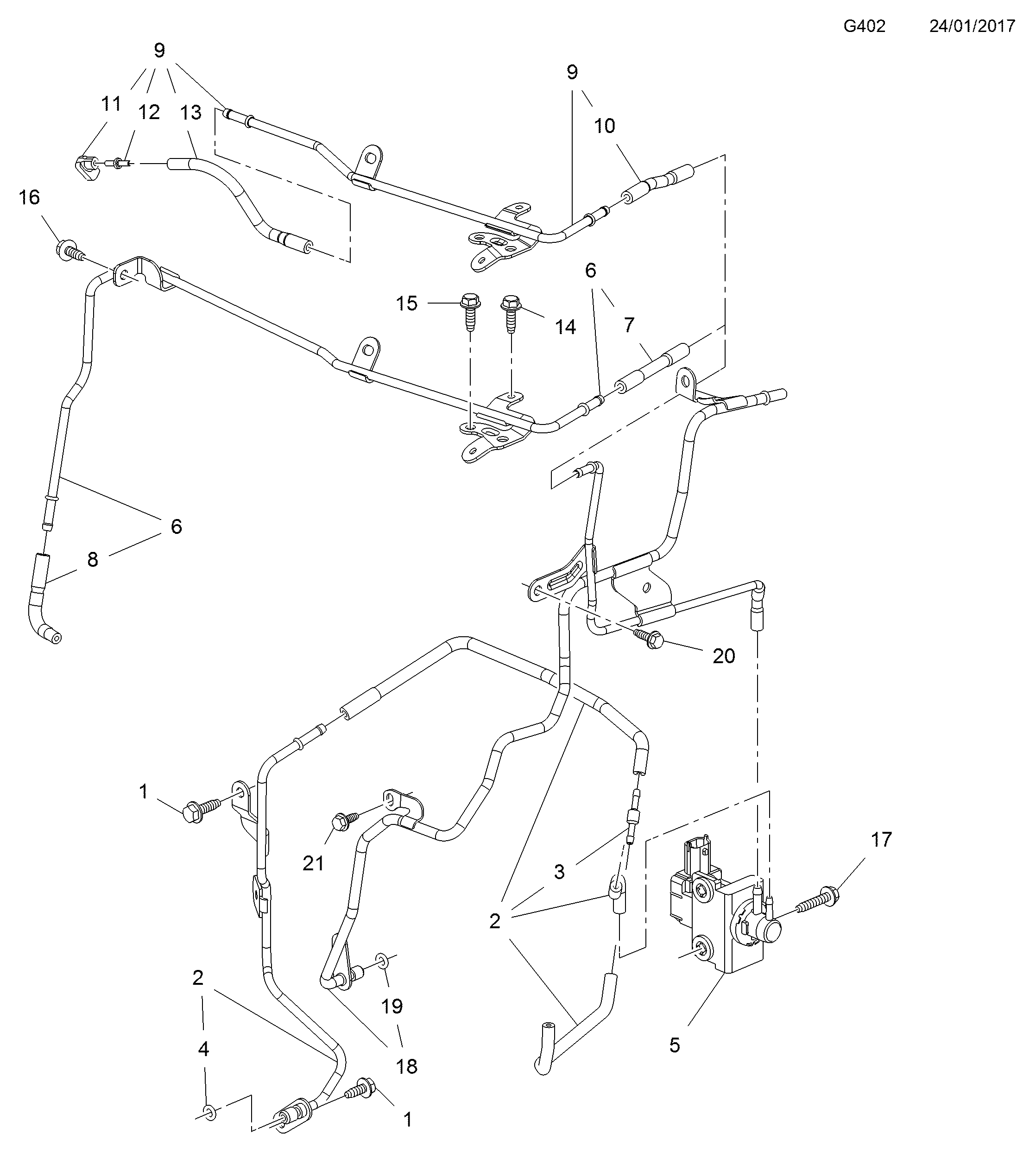 PSA 851136 - Convertitore pressione, Turbocompressore www.autoricambi360.it