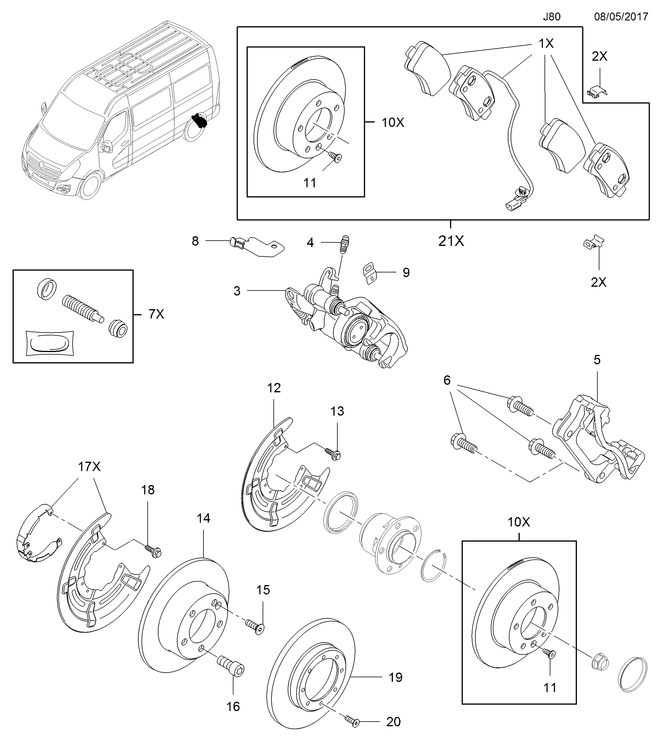 PSA 4502882 - Kit pastiglie freno, Freno a disco www.autoricambi360.it