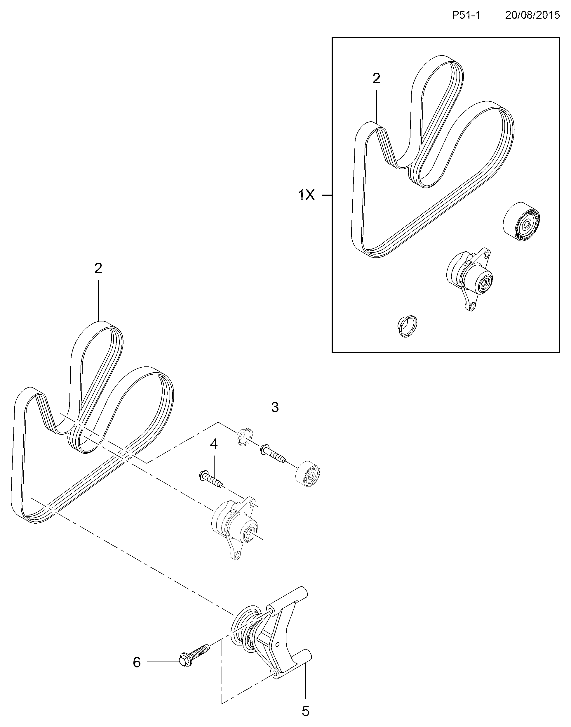 PSA 4423724 - Cinghia Poly-V www.autoricambi360.it