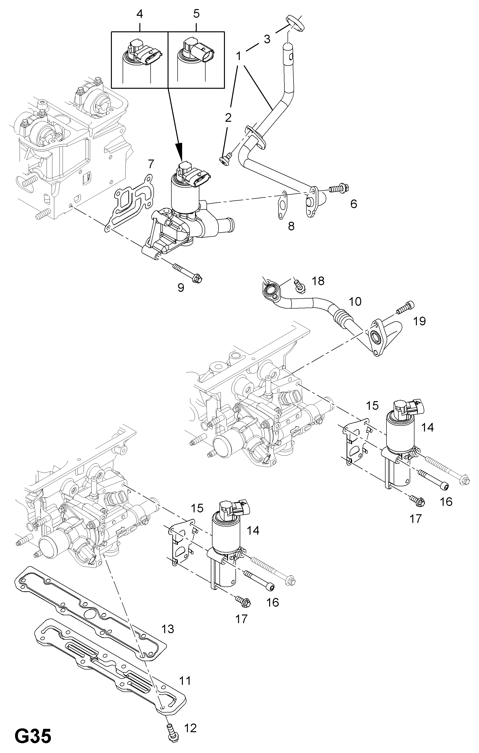 PSA 8 50 512 - Guarnizione valvola EGR (ricircolo gas scarico) www.autoricambi360.it