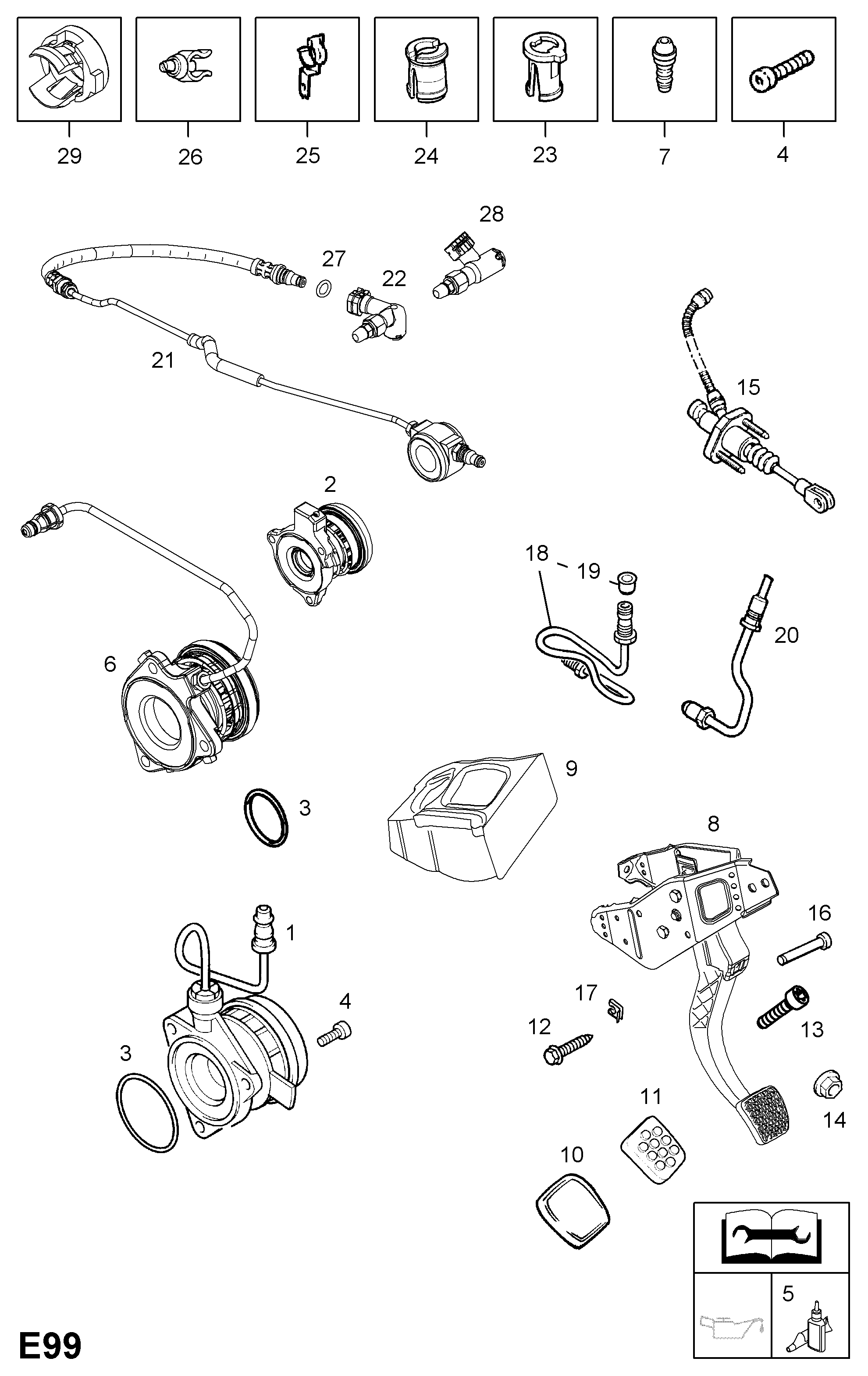 GM 5679335 - Dispositivo disinnesto centrale, Frizione www.autoricambi360.it