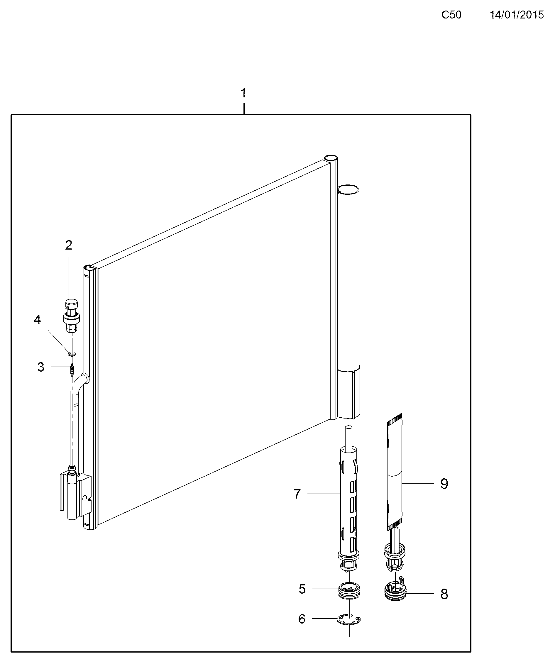 PSA 68 50 512 - Interruttore a pressione, Climatizzatore www.autoricambi360.it