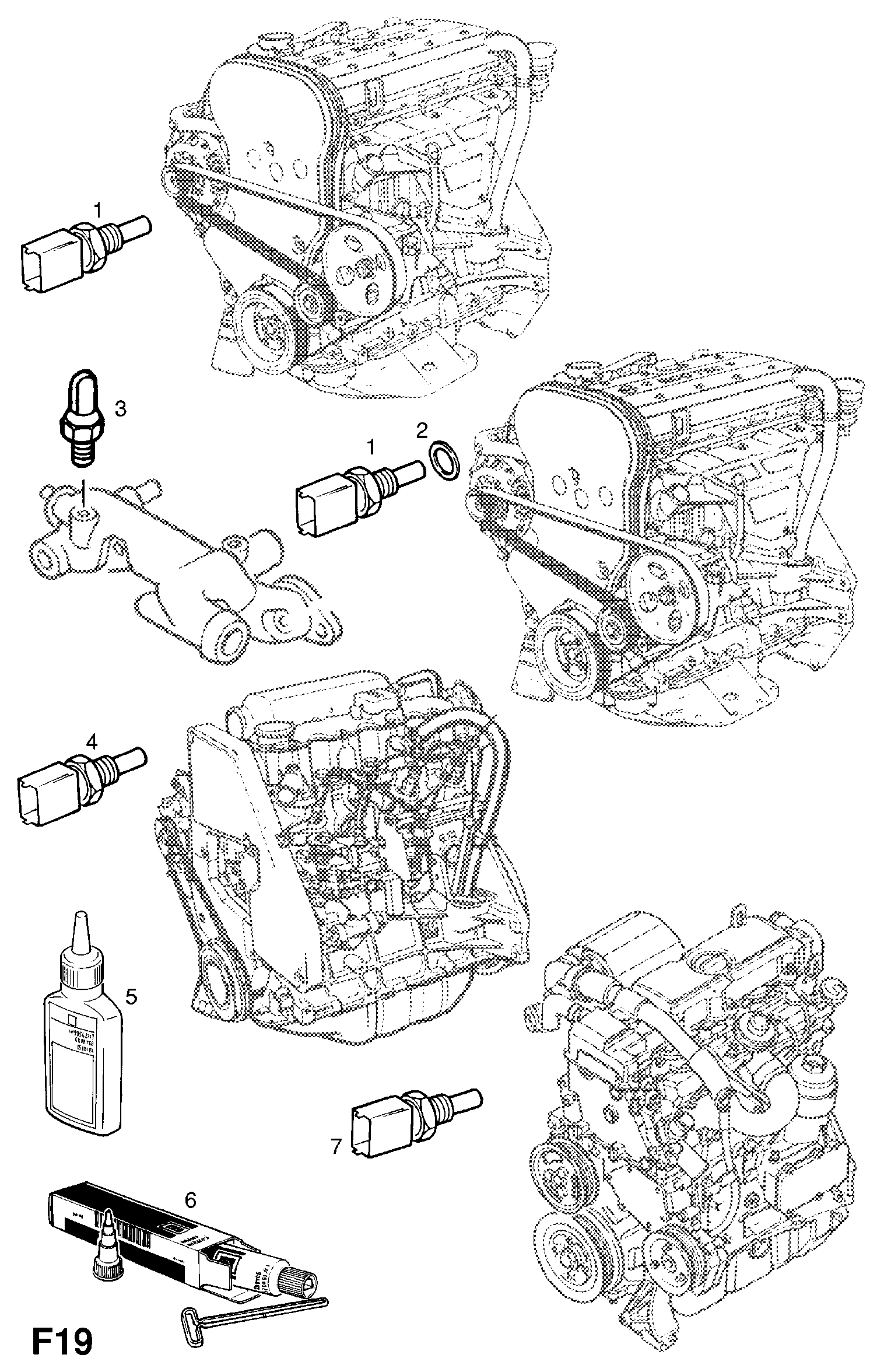 PSA 12 36 302 - Sensore, Temperatura refrigerante www.autoricambi360.it
