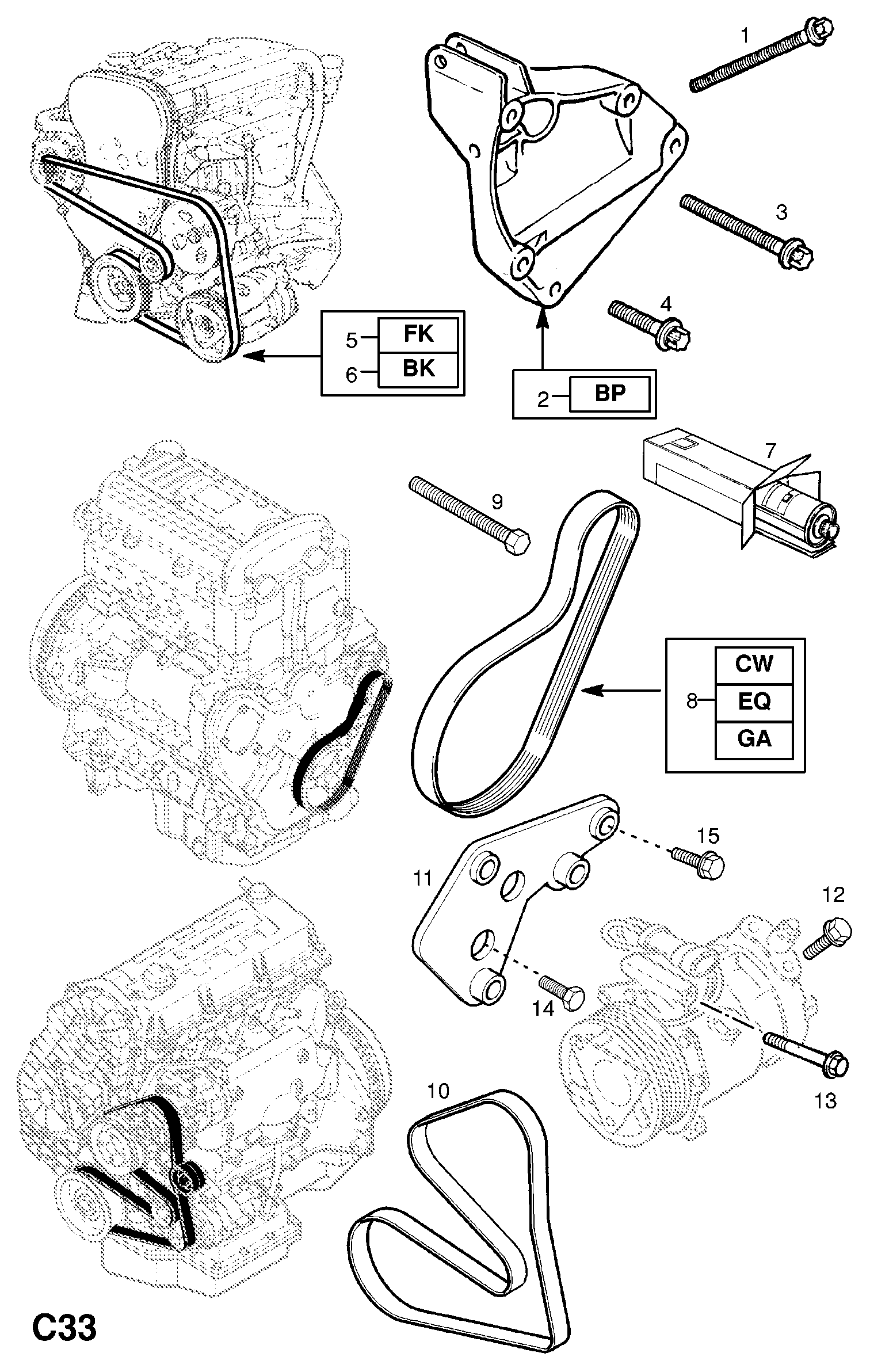 PSA 1340601 - Cinghia Poly-V www.autoricambi360.it