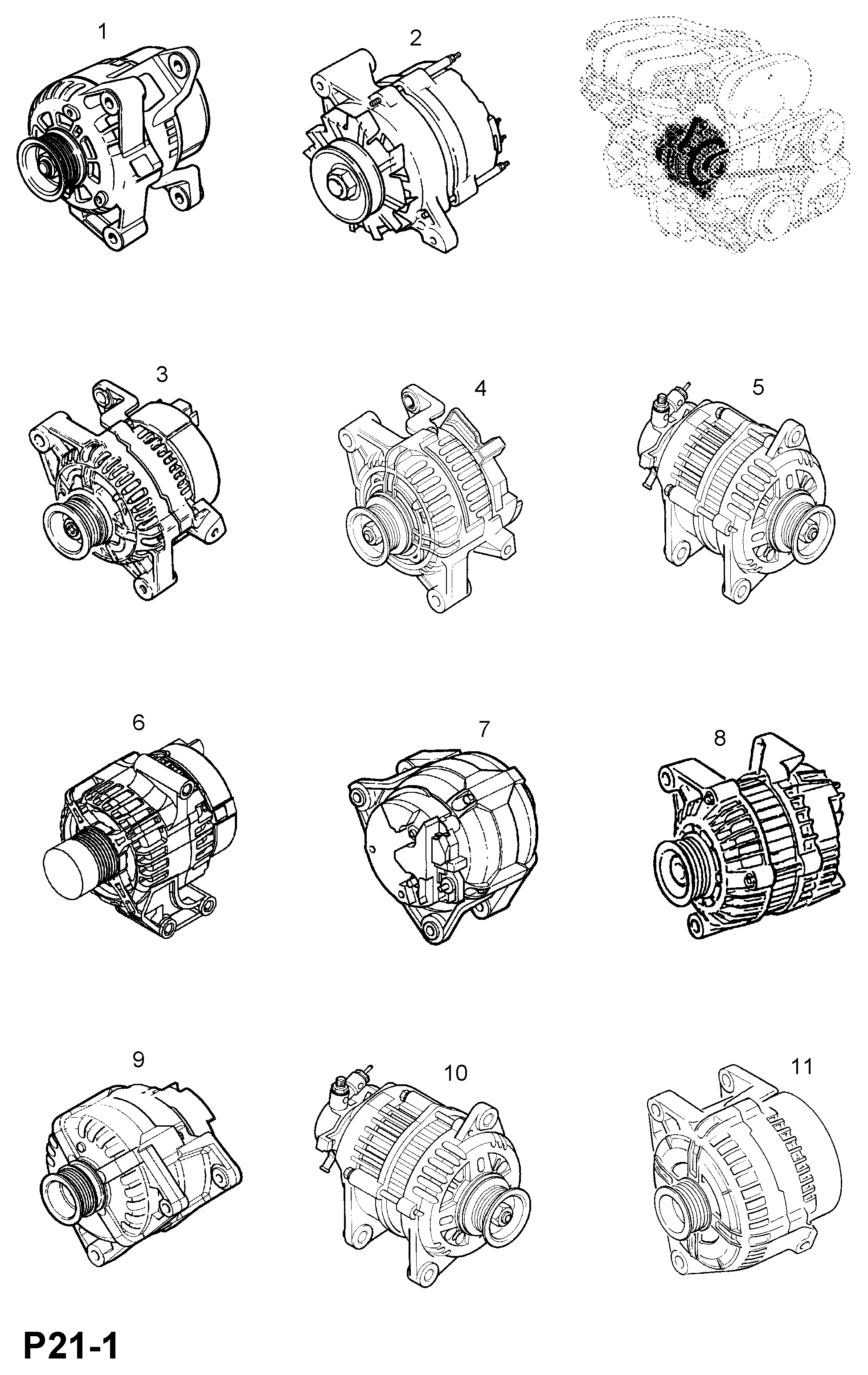 PSA 62 04 140 - Alternatore www.autoricambi360.it