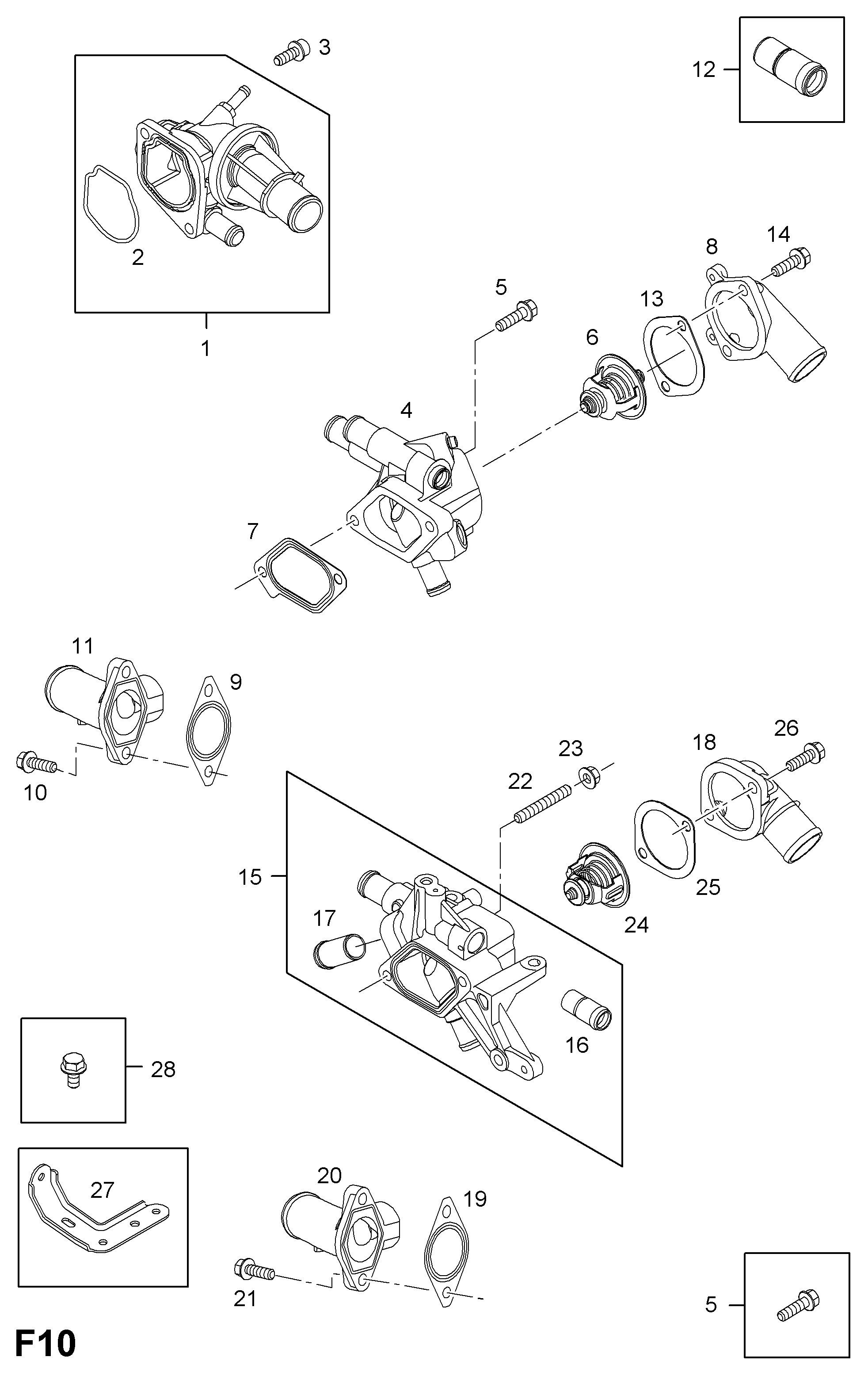 PSA 13 38 005 - Termostato, Refrigerante www.autoricambi360.it