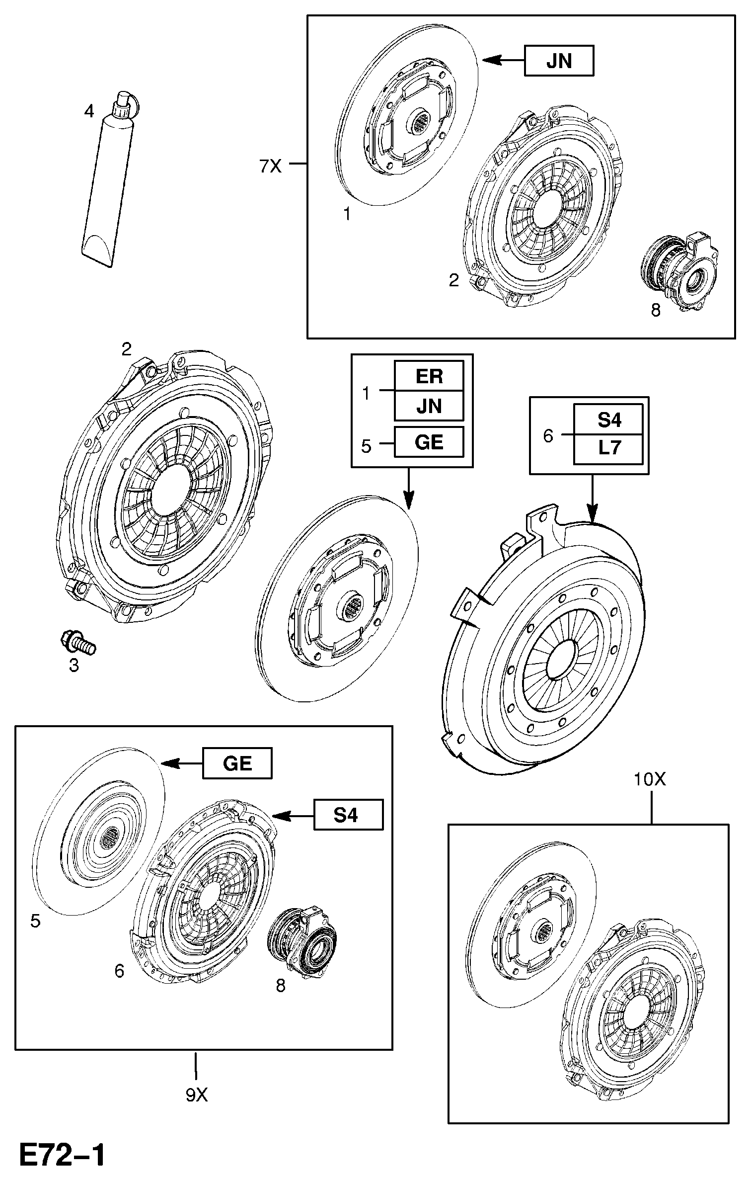 PSA 56 79 333 - Dispositivo disinnesto centrale, Frizione www.autoricambi360.it