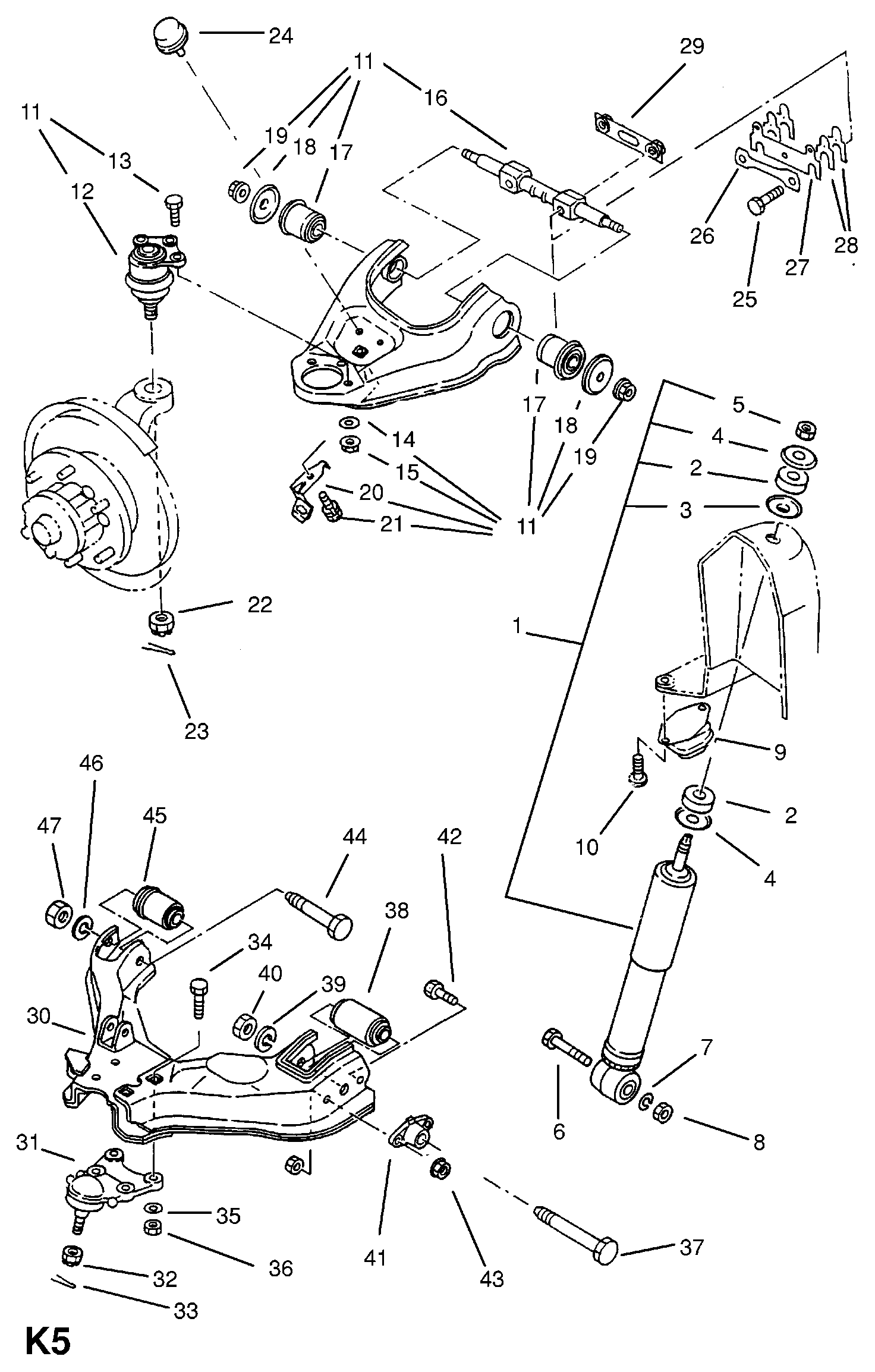 PSA 352180 - Braccio oscillante, Sospensione ruota www.autoricambi360.it