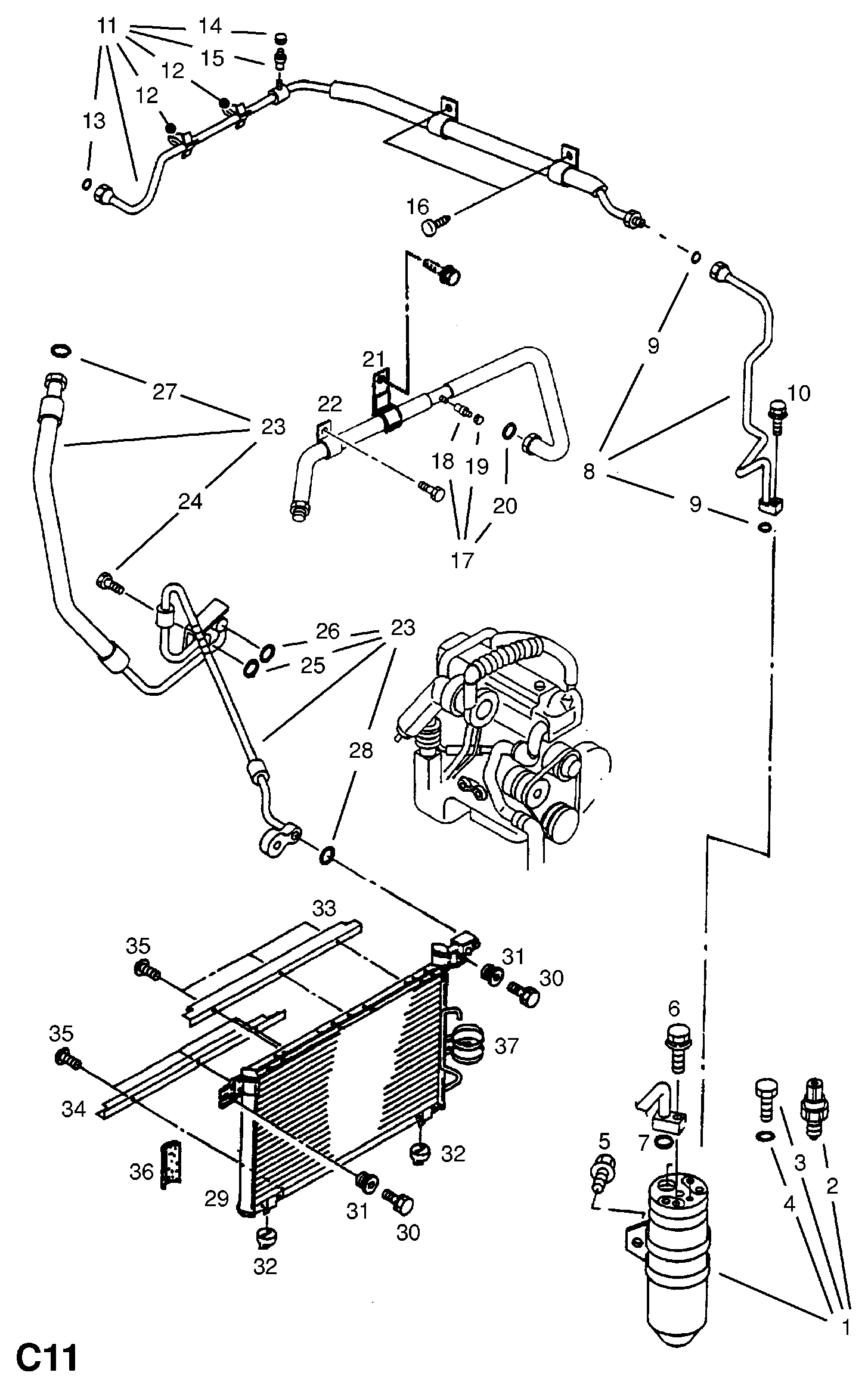 FORD 1848532 - Kit pastiglie freno, Freno a disco www.autoricambi360.it