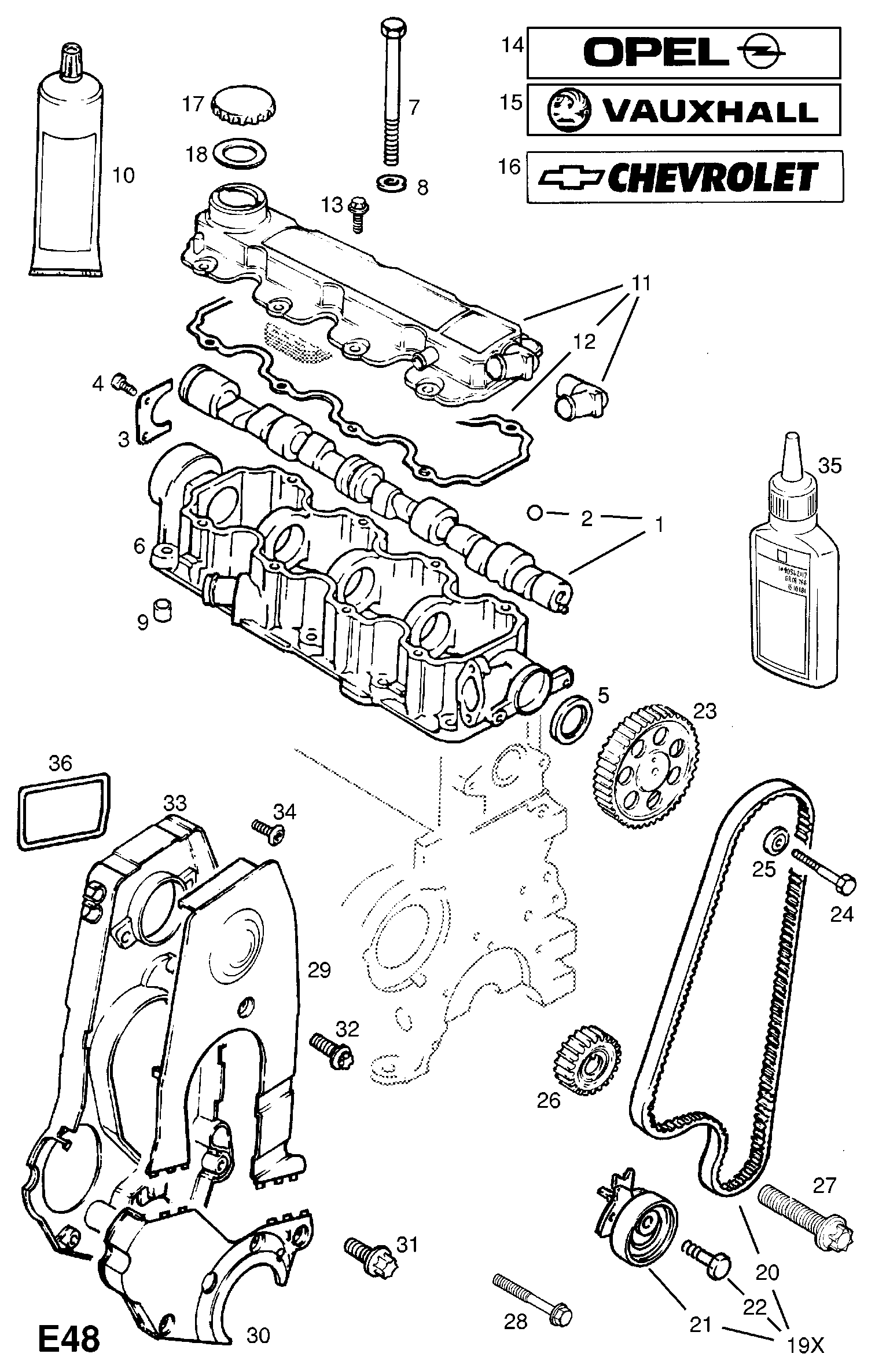 GM 1606369 - Kit cinghie dentate www.autoricambi360.it