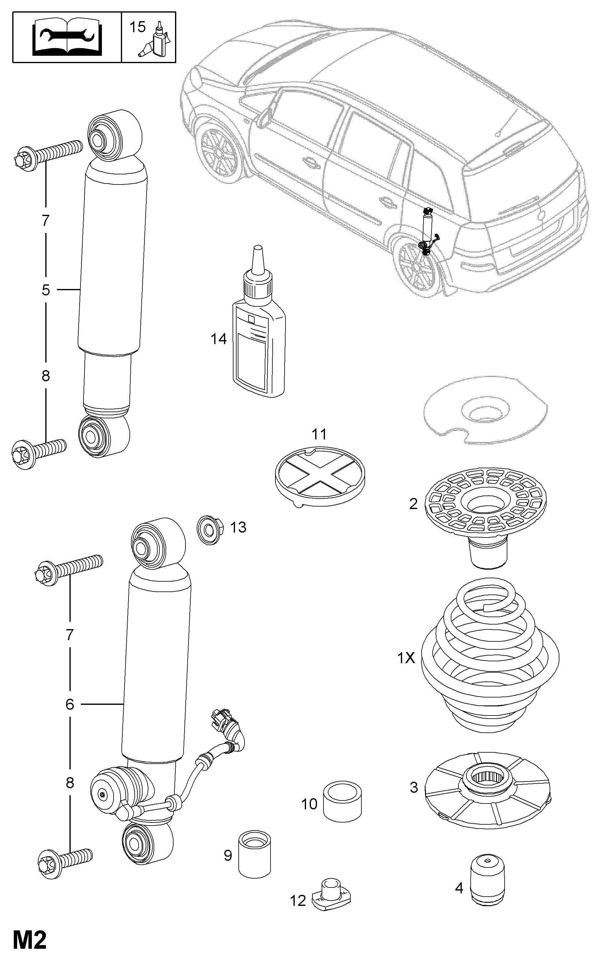 PSA 4 36 334 - Ammortizzatore www.autoricambi360.it