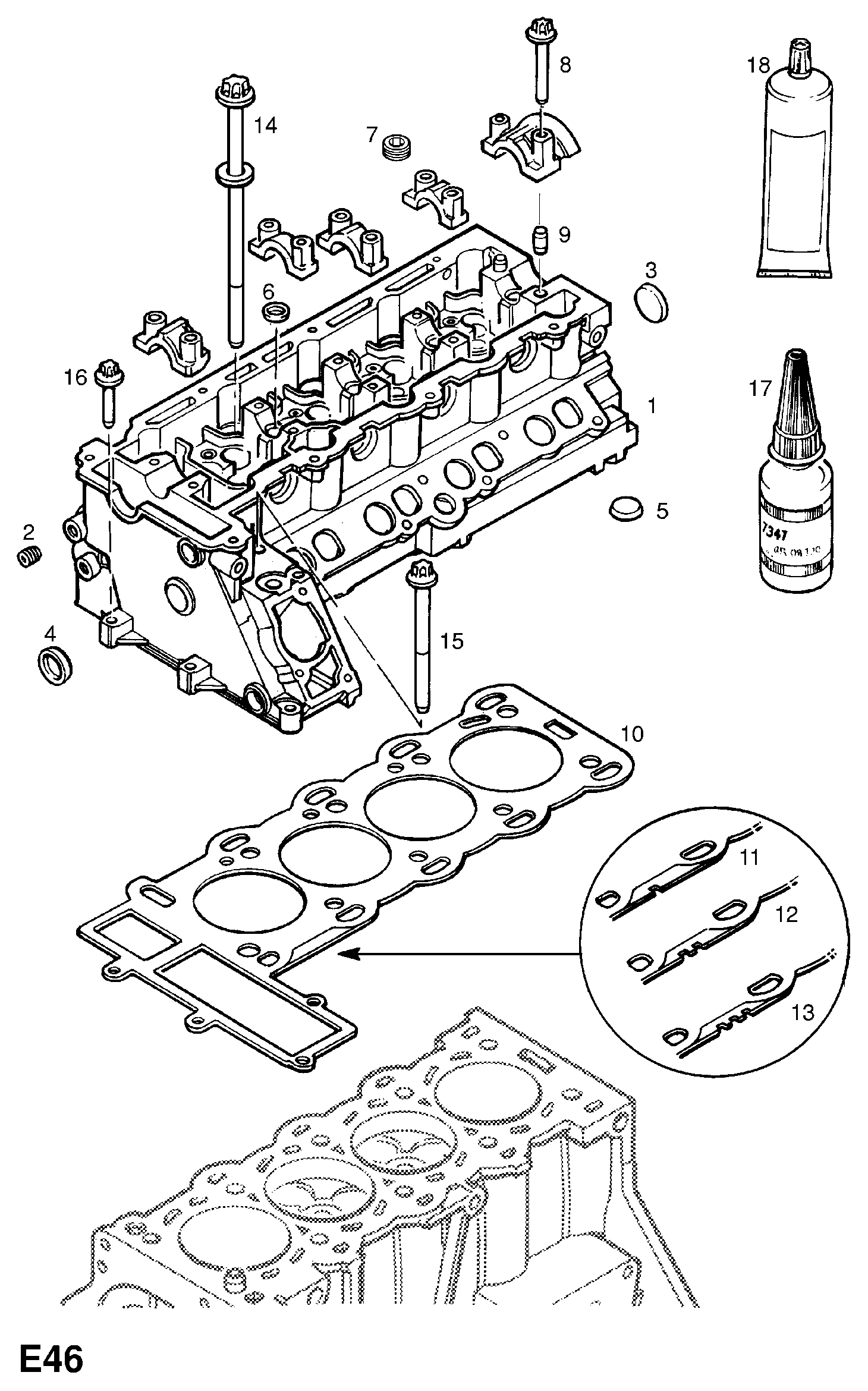 PSA 56 07 422 - Guarnizione, Testata www.autoricambi360.it