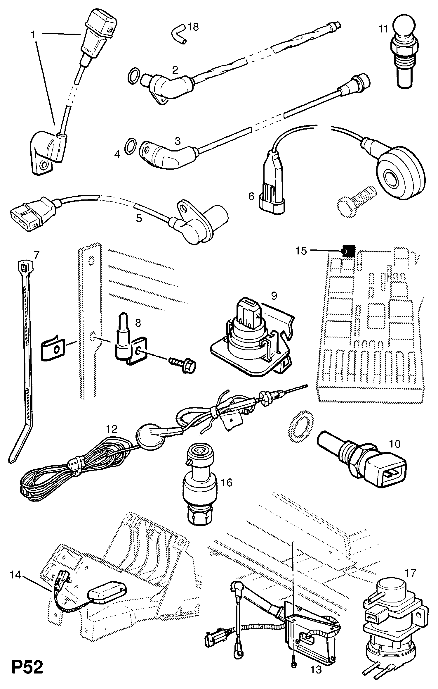 GM 1338458 - Sensore, Temperatura refrigerante www.autoricambi360.it