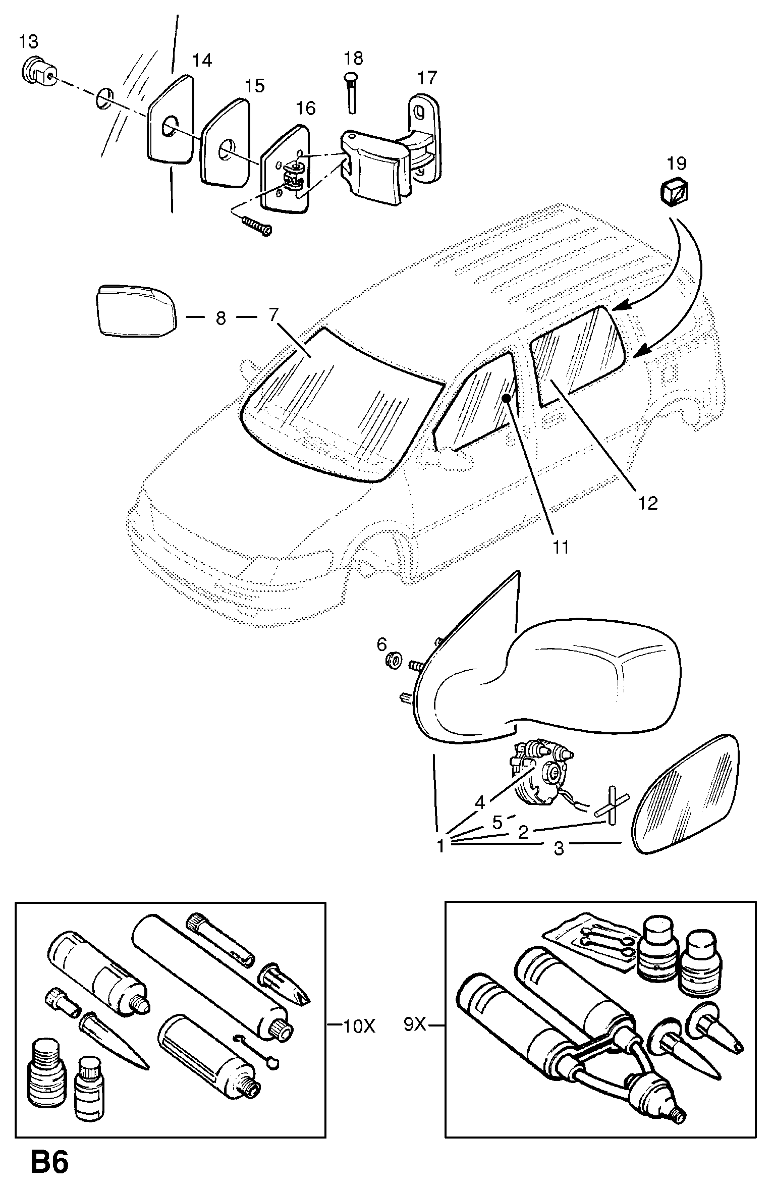 FORD 161055 - Kit ganasce freno www.autoricambi360.it