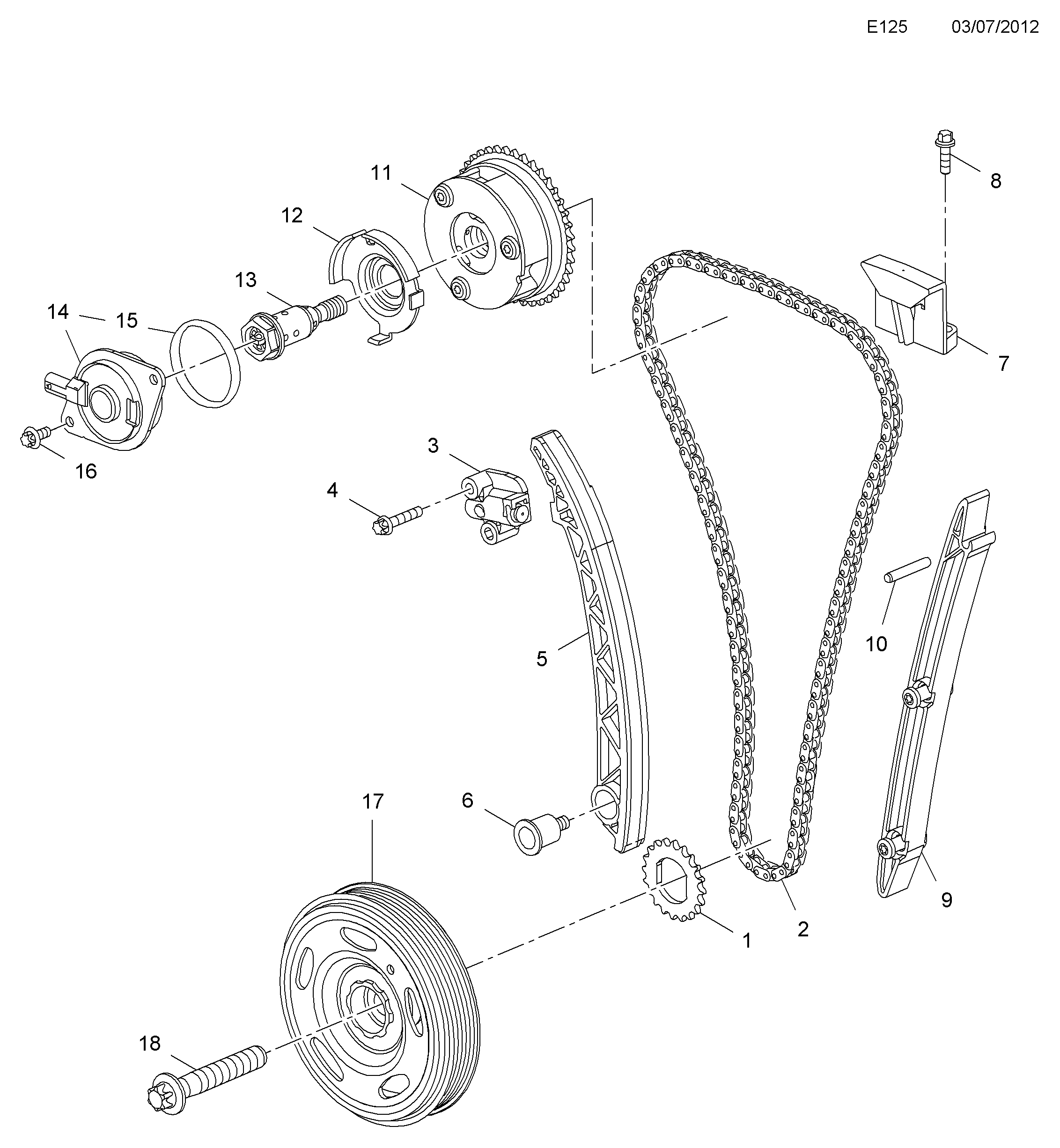 PSA 5636248* - Kit catena distribuzione www.autoricambi360.it