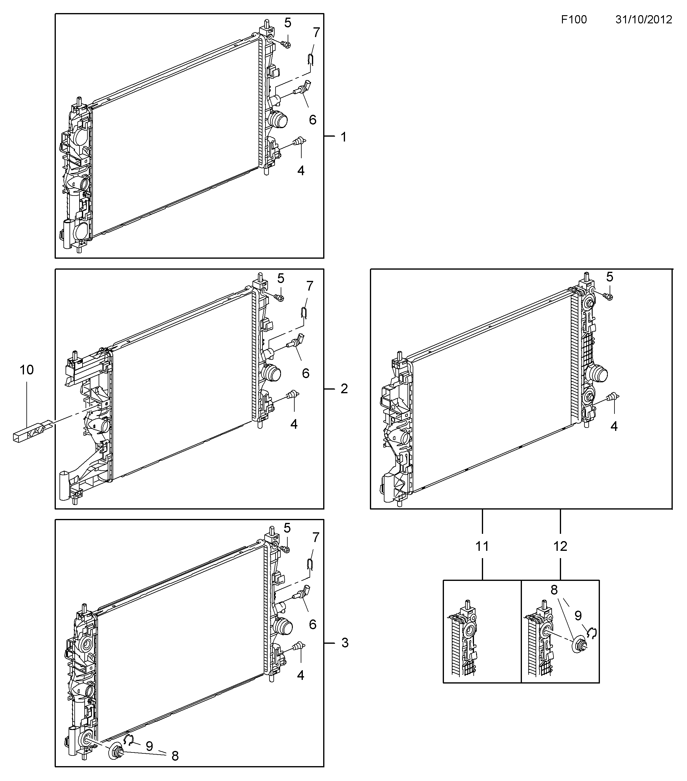 PSA 13 38 369 - Sensore, Temperatura refrigerante www.autoricambi360.it