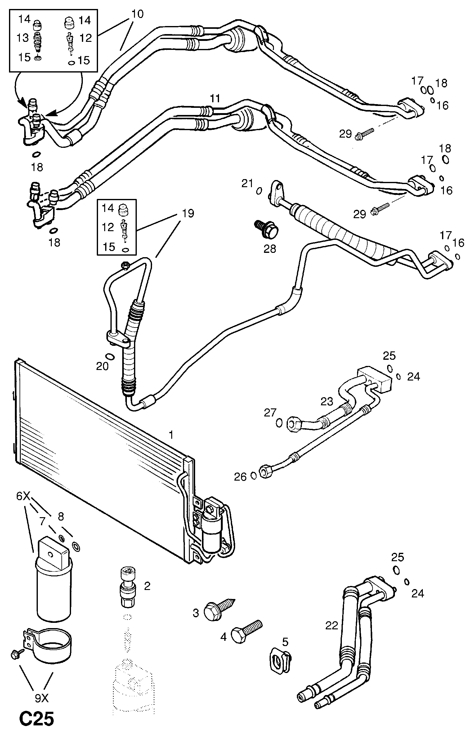 PSA 68 50 512 - Interruttore a pressione, Climatizzatore www.autoricambi360.it