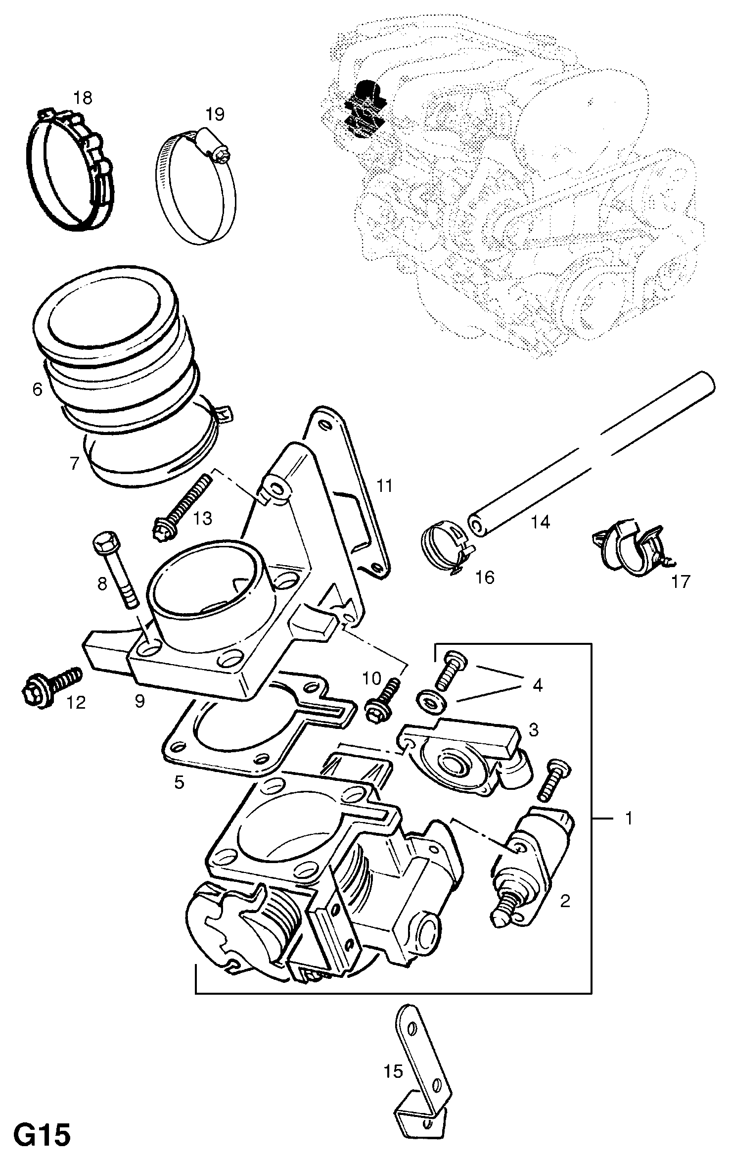 PSA 8 25 484 - Sensore, Regolazione valvola farfalla www.autoricambi360.it