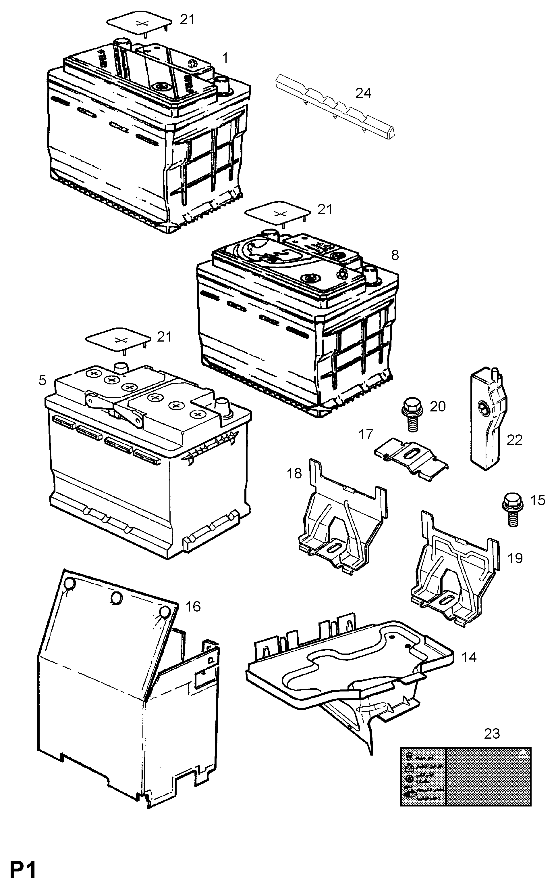 PSA 1983679 - Batteria avviamento www.autoricambi360.it