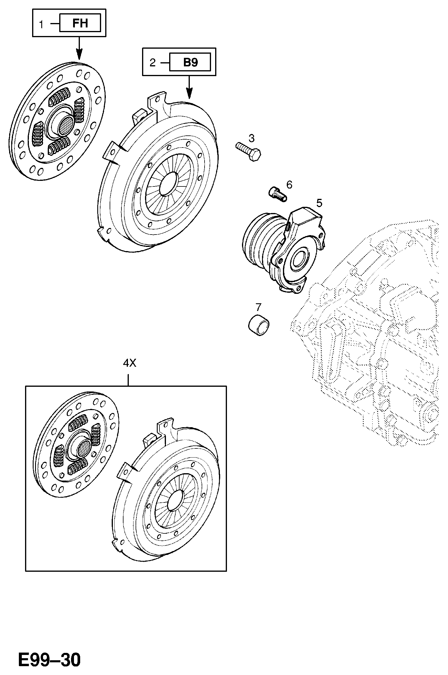 PSA 56 79 334 - Dispositivo disinnesto centrale, Frizione www.autoricambi360.it