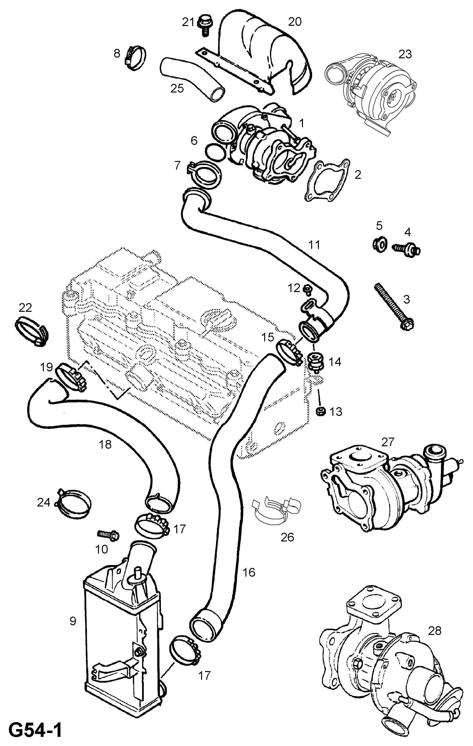 PSA 8 60 047 - Turbocompressore, Sovralimentazione www.autoricambi360.it