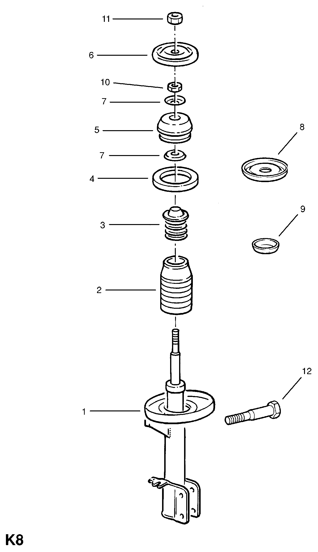 PSA 3 44 442 - Kit parapolvere, Ammortizzatore www.autoricambi360.it
