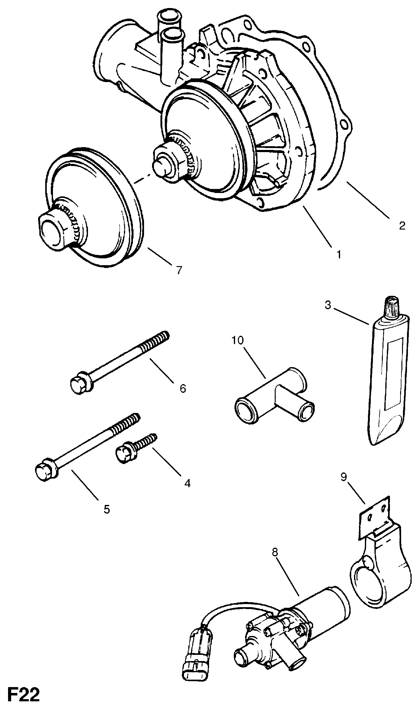 PSA R1160018 - Pompa acqua www.autoricambi360.it