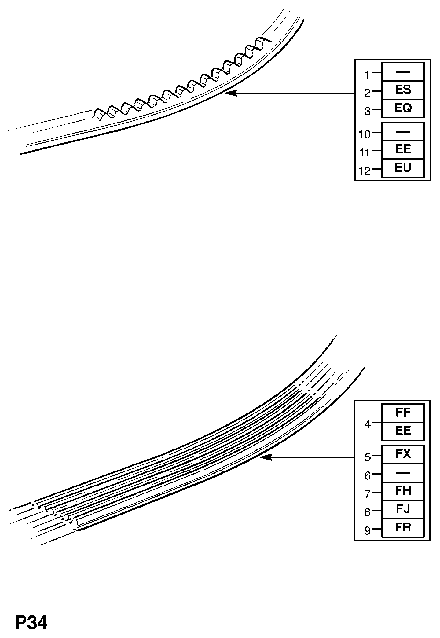 PSA 1340739 - Cinghia trapezoidale www.autoricambi360.it