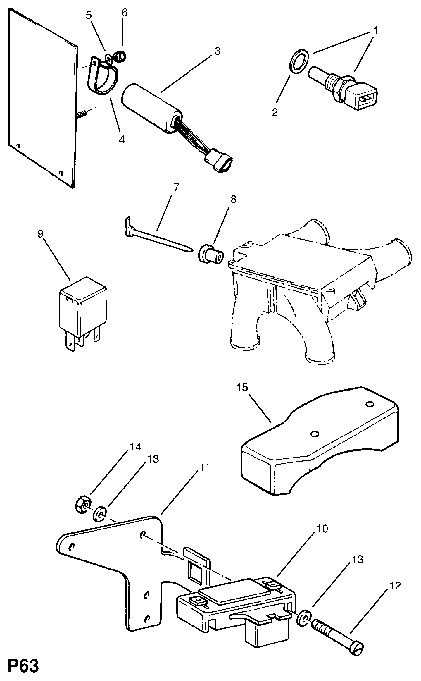 GM 1338451 - Sensore, Temperatura refrigerante www.autoricambi360.it