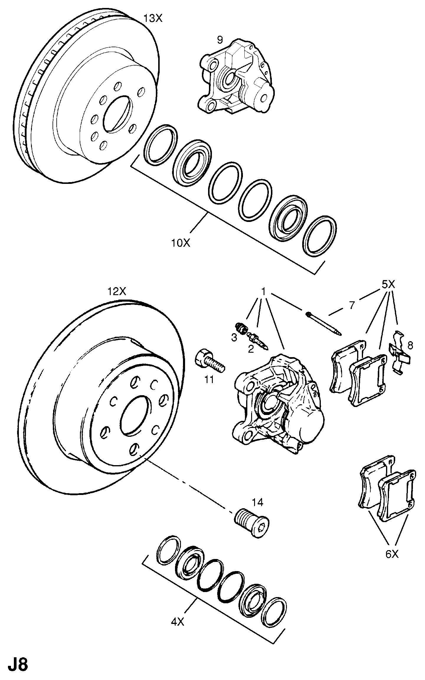 PSA 1605883 - Kit pastiglie freno, Freno a disco www.autoricambi360.it