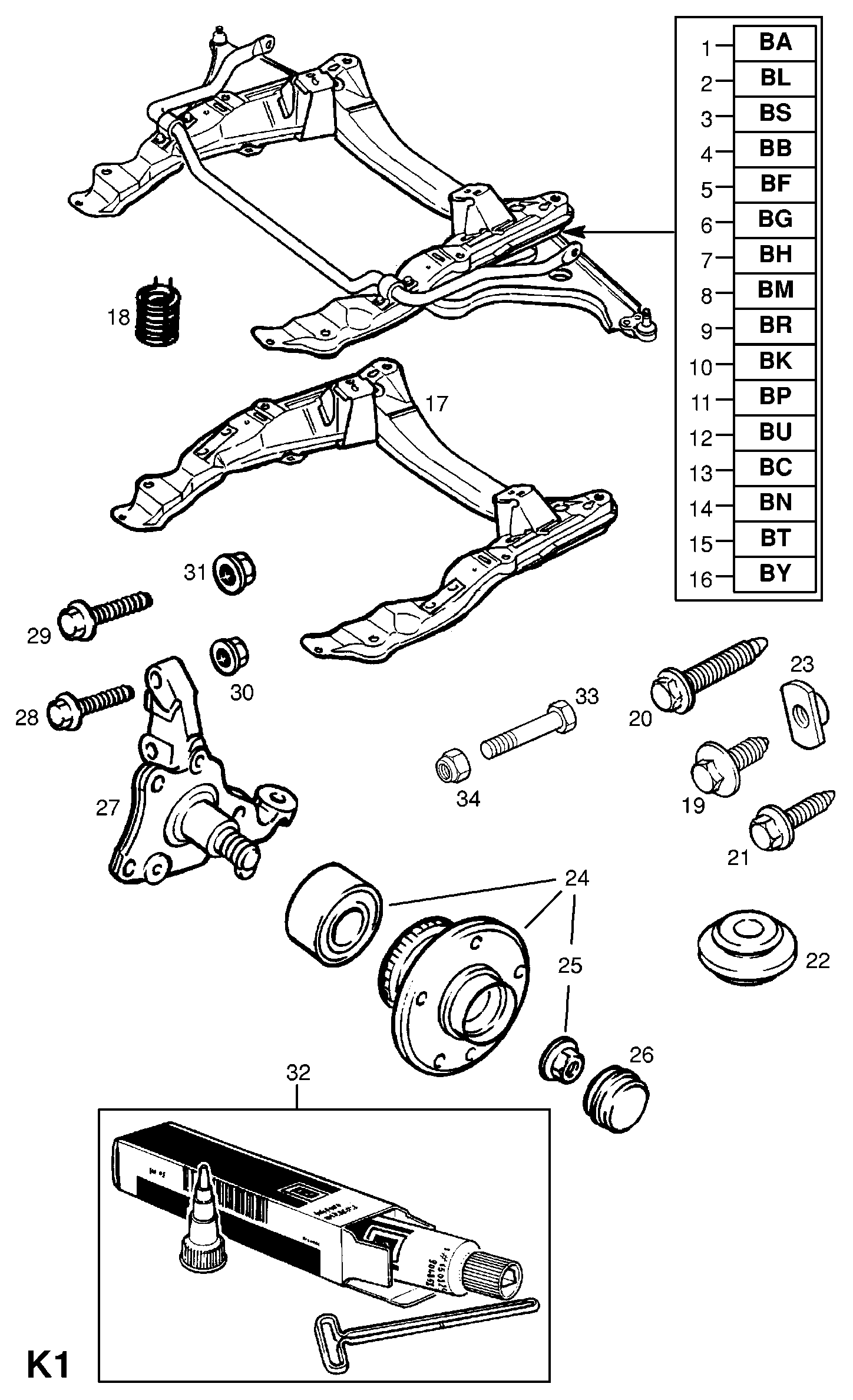 GM 326966 - Kit cuscinetto ruota www.autoricambi360.it