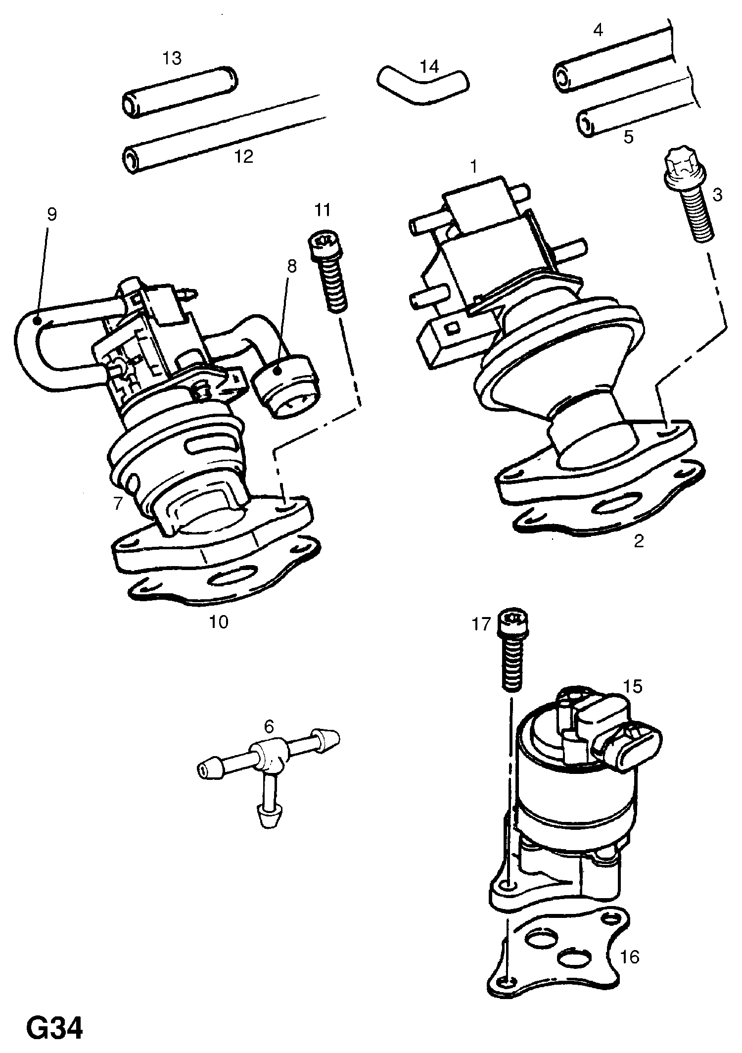 PSA 8 50 423 - Guarnizione valvola EGR (ricircolo gas scarico) www.autoricambi360.it