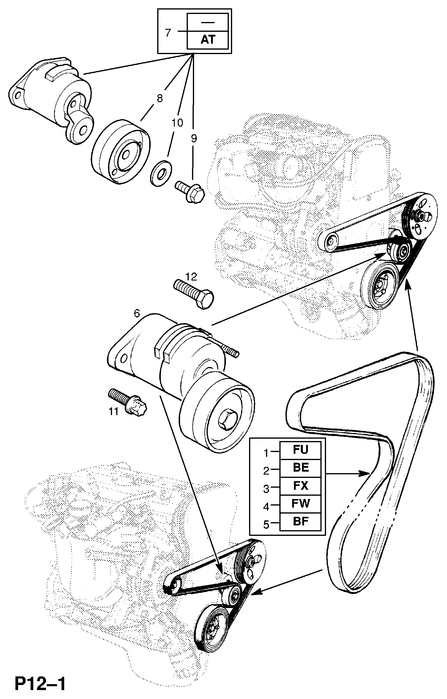 GM 1340647 - Cinghia Poly-V www.autoricambi360.it