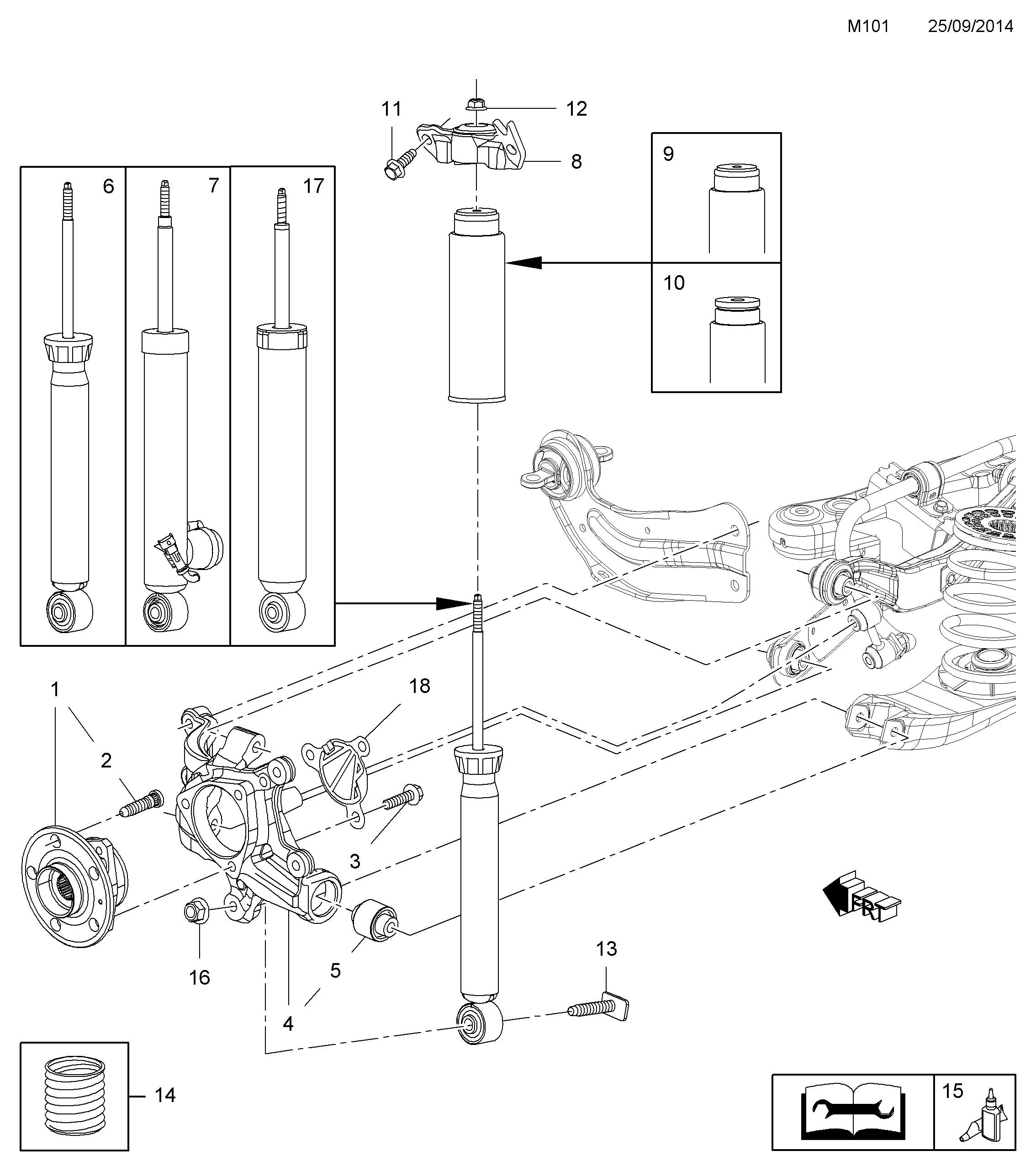 PSA 436791 - Ammortizzatore www.autoricambi360.it