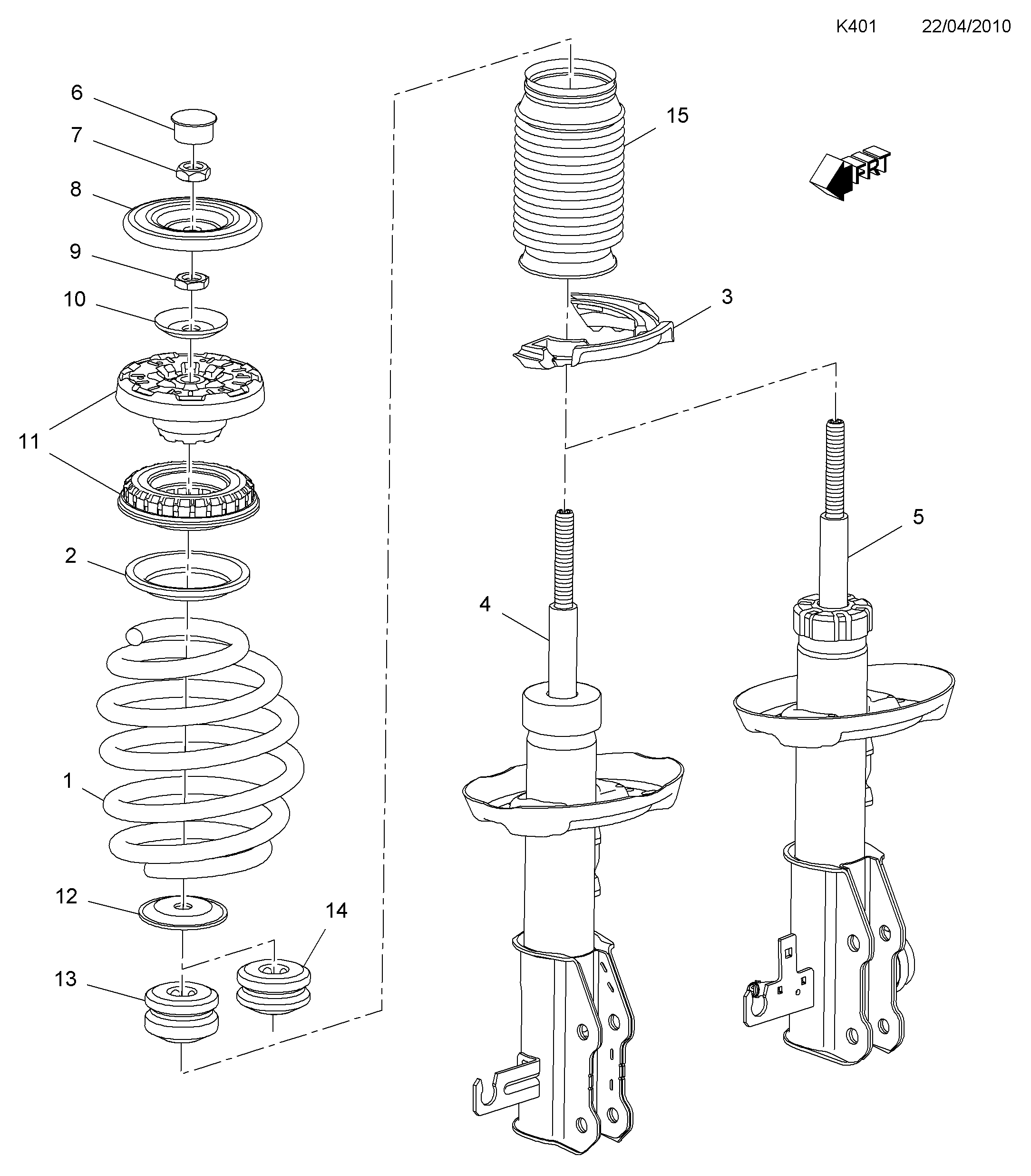 PSA 3 44 787 - Ammortizzatore www.autoricambi360.it