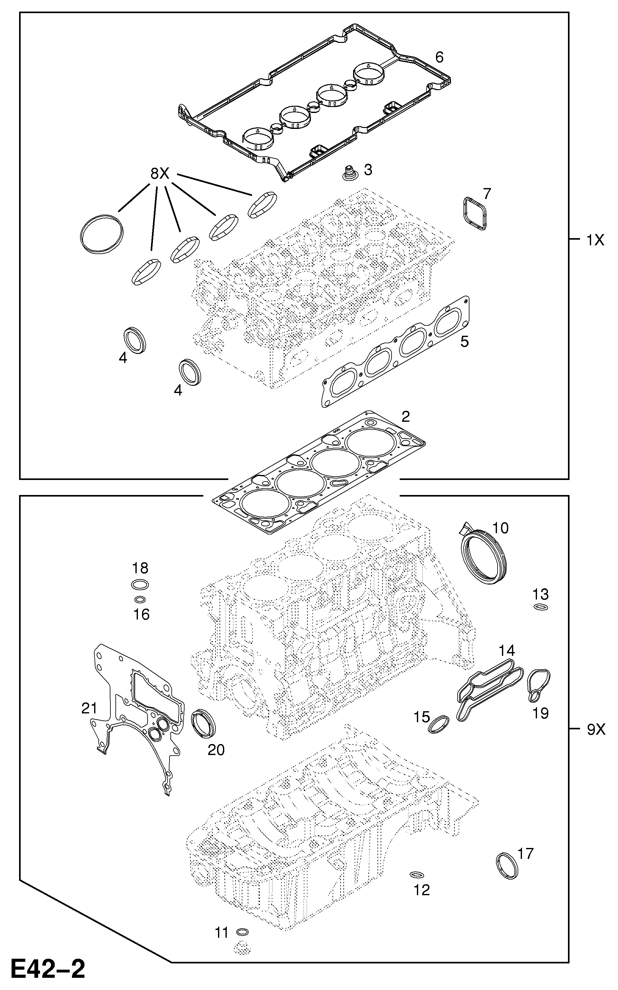 GM 5650966 - Guarnizione, Collettore aspirazione www.autoricambi360.it
