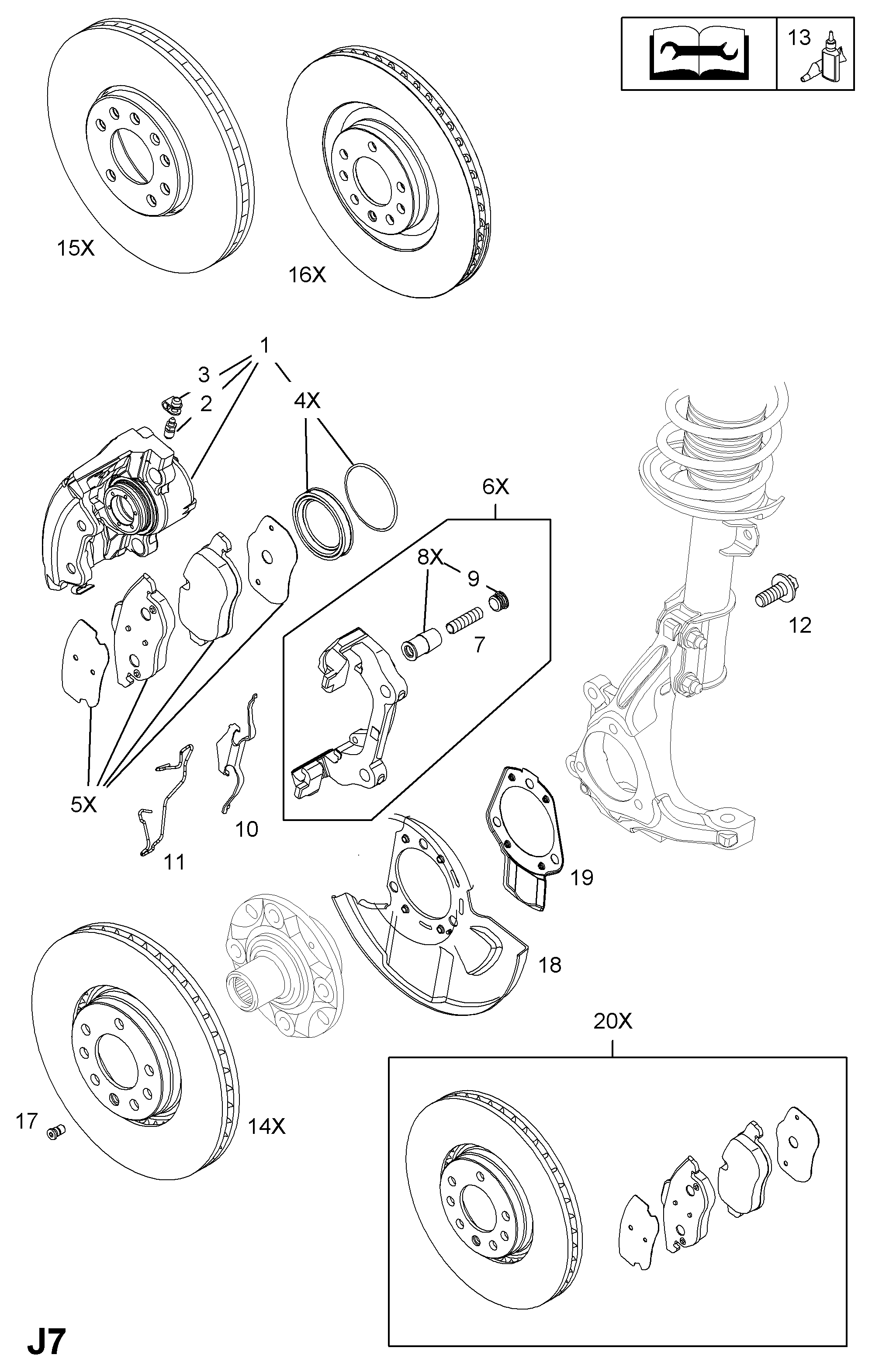 PSA 1605137 - Kit pastiglie freno, Freno a disco www.autoricambi360.it