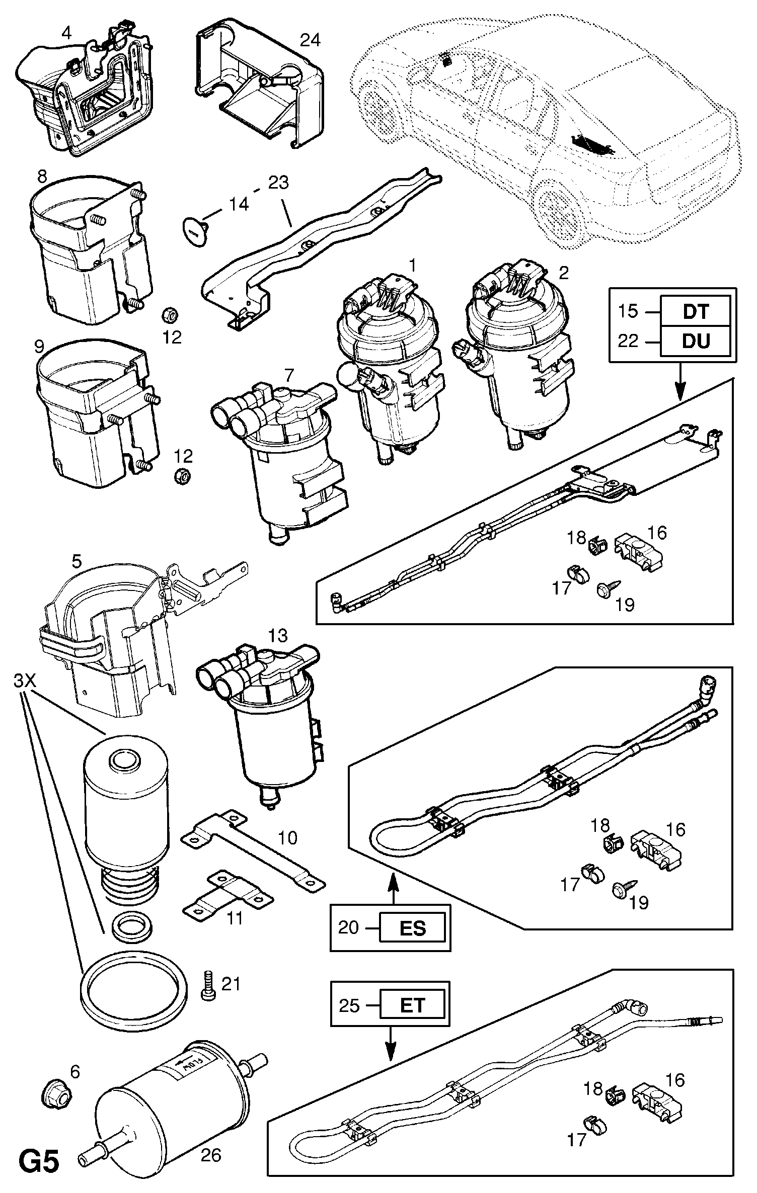 PSA 813569 - Filtro carburante www.autoricambi360.it