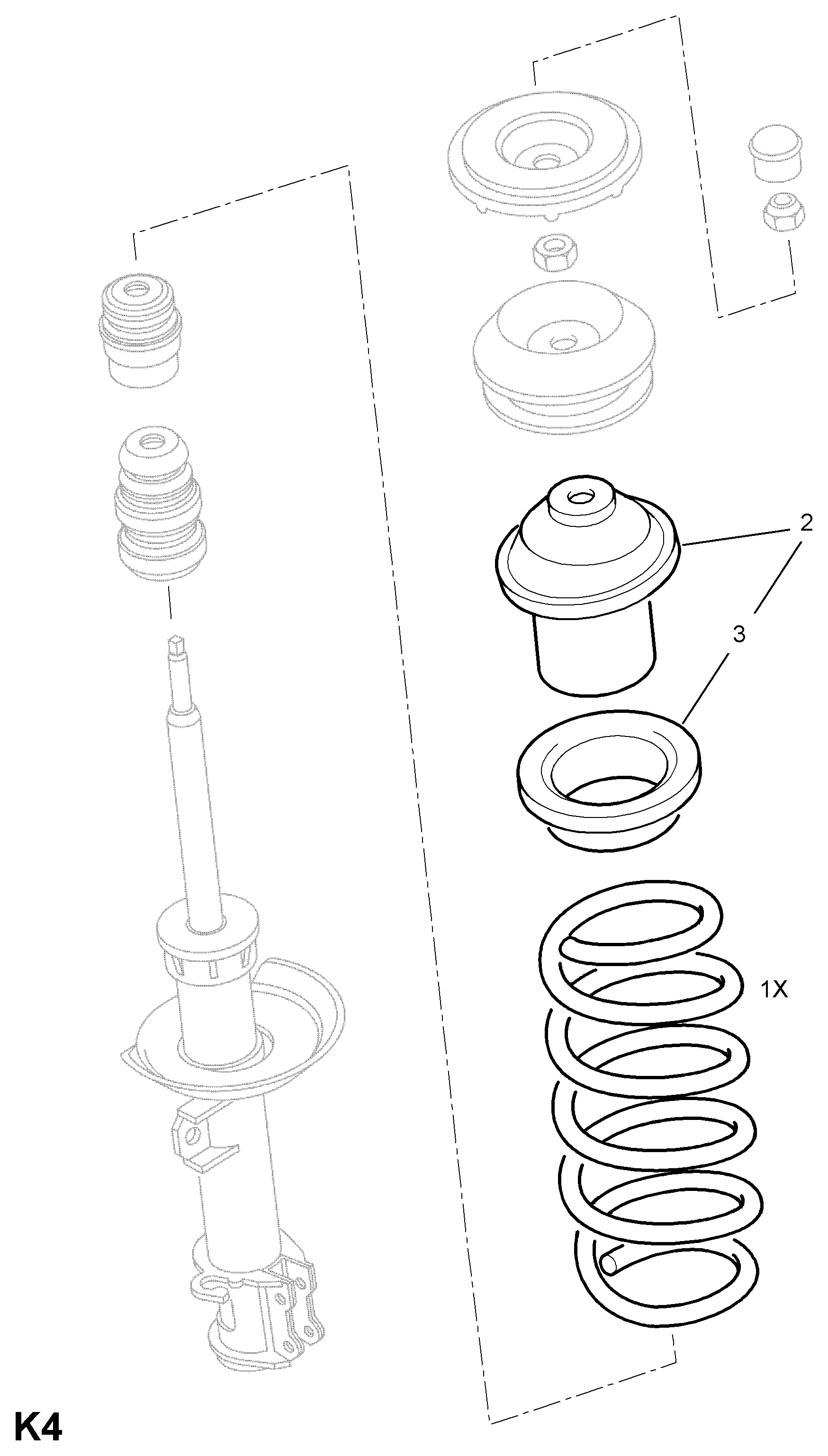 PSA 3 12 510 - Supporto ammortizzatore a molla www.autoricambi360.it